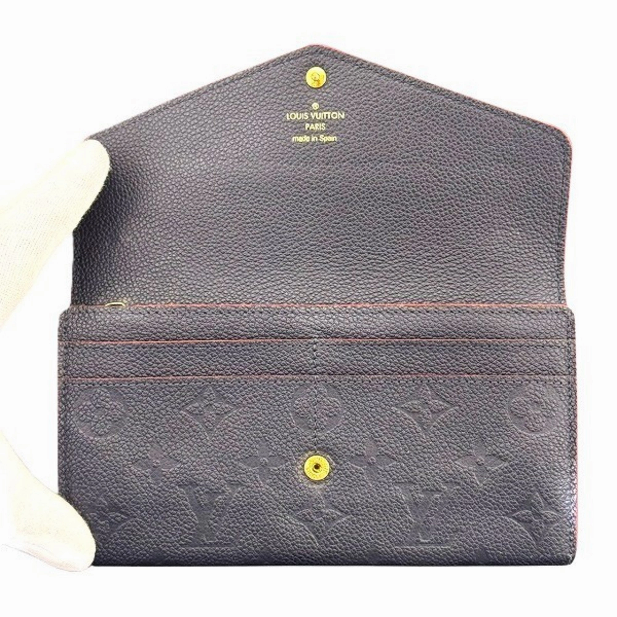 Louis Vuitton Monogram Empreinte Monogram Empreinte Long Wallet (Bi-Fold) (Pre-Owned)