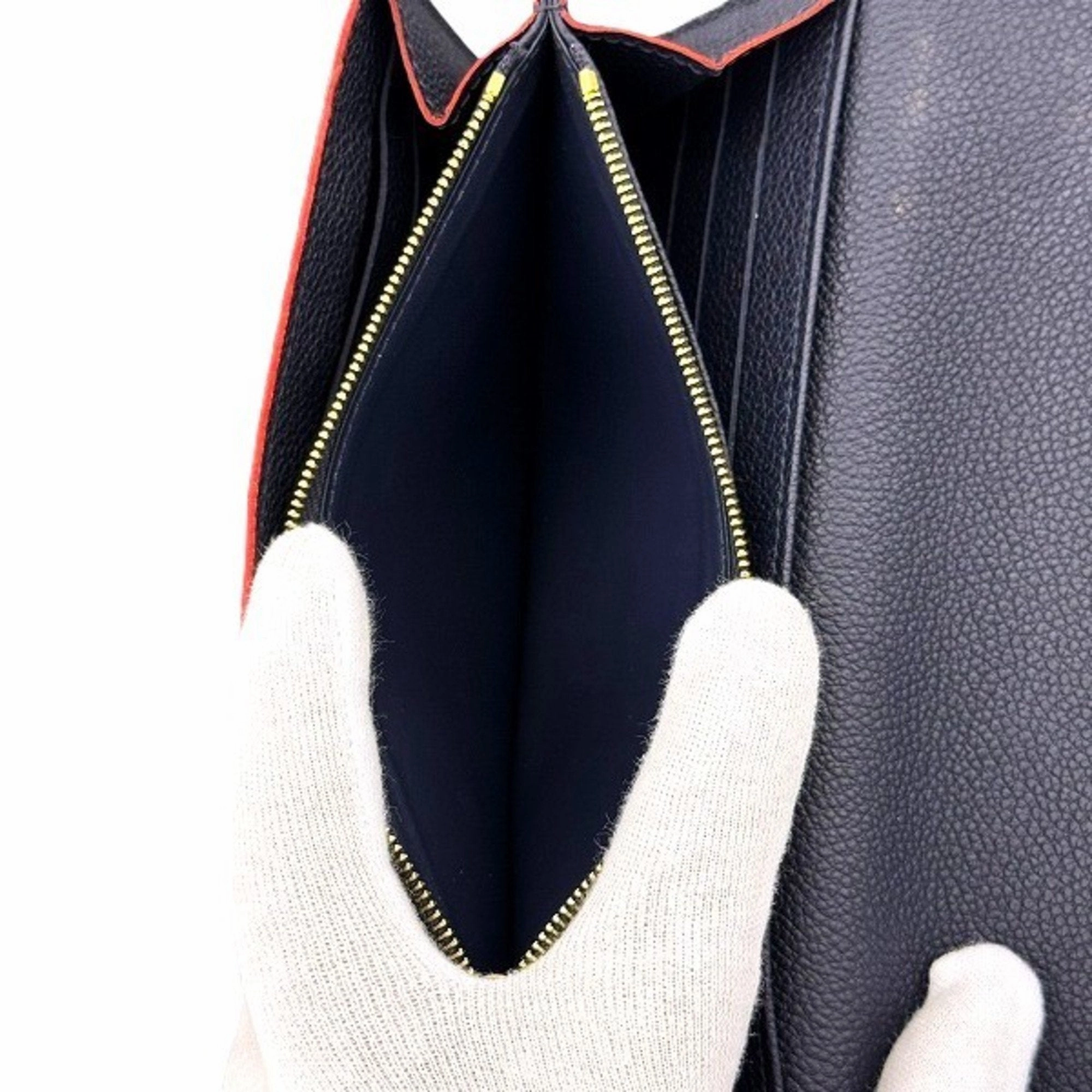 Louis Vuitton Monogram Empreinte Monogram Empreinte Long Wallet (Bi-Fold) (Pre-Owned)