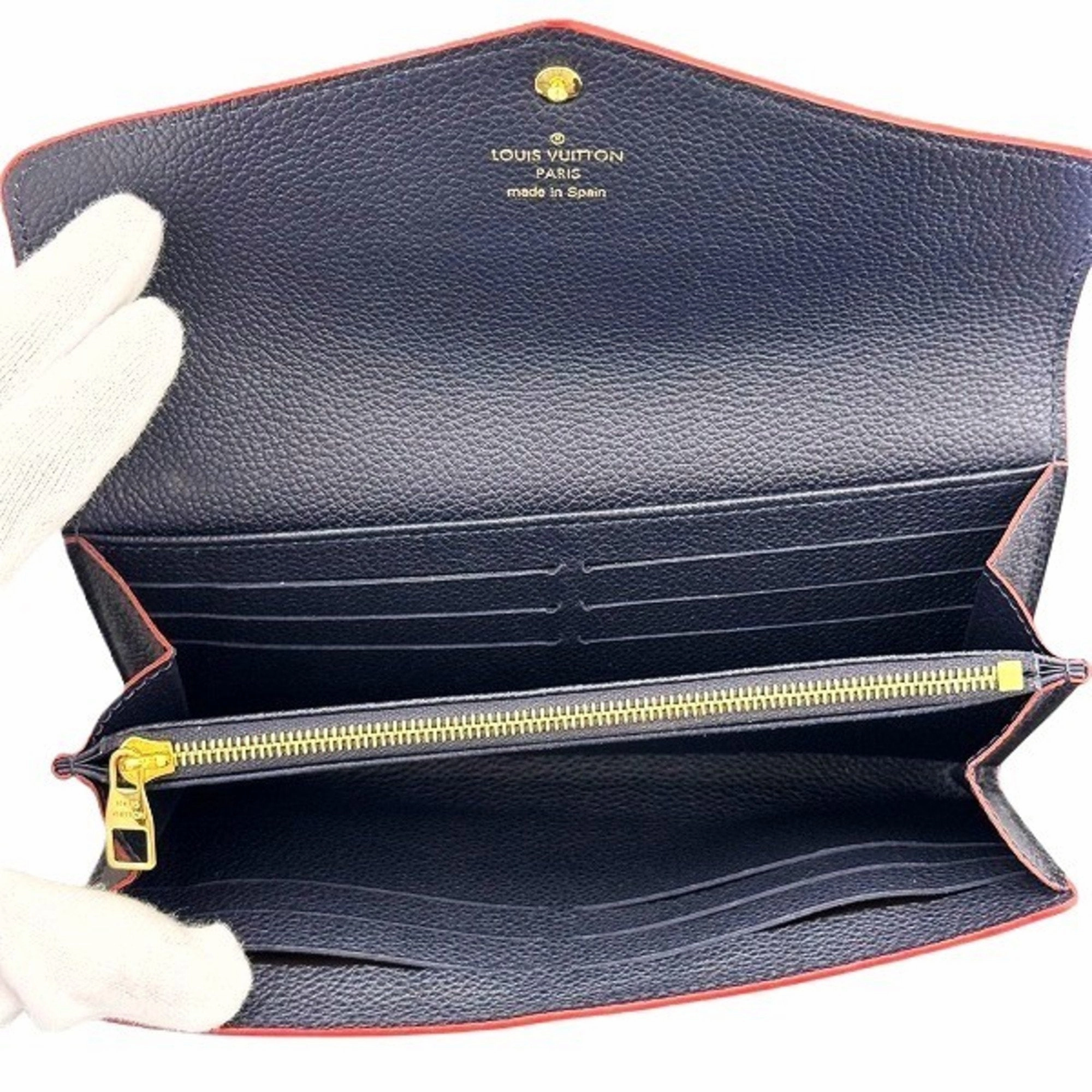 Louis Vuitton Monogram Empreinte Monogram Empreinte Long Wallet (Bi-Fold) (Pre-Owned)