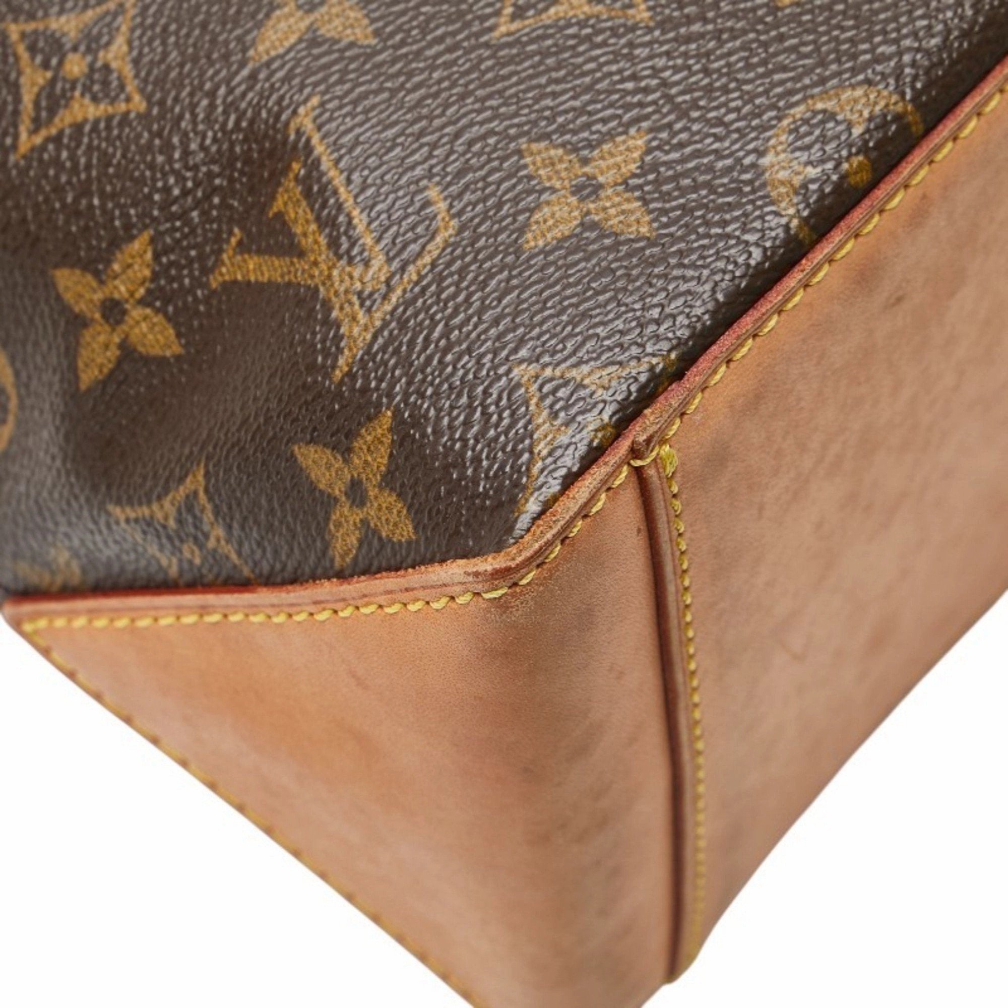Louis Vuitton Monogram Pvc Leather Handbag Tote Bag (Pre-Owned)
