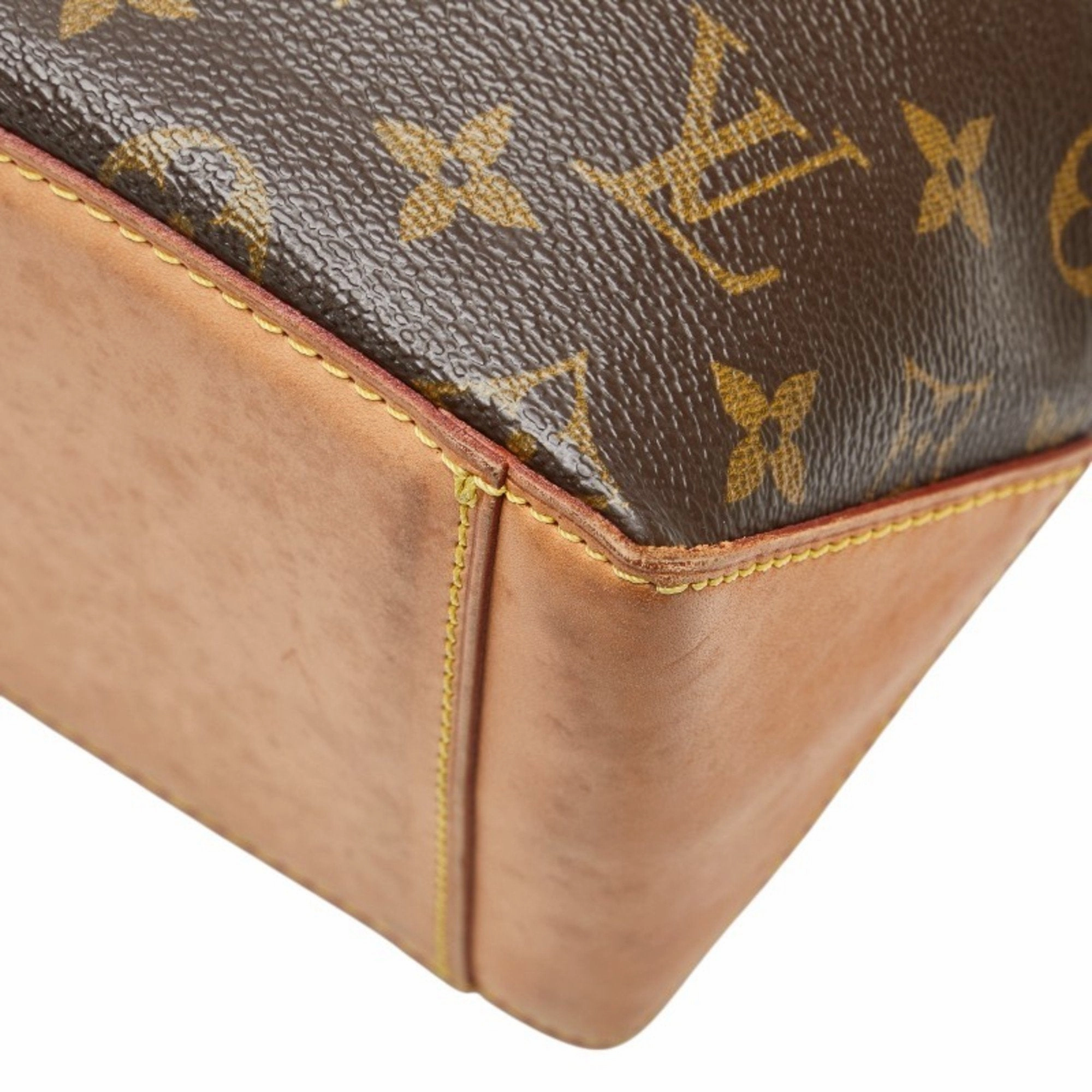 Louis Vuitton Monogram Pvc Leather Handbag Tote Bag (Pre-Owned)