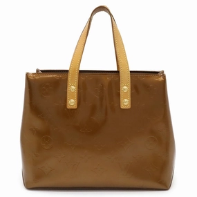 Louis Vuitton Monogram Vernis gold Handbag Tote Bag (Pre-Owned)