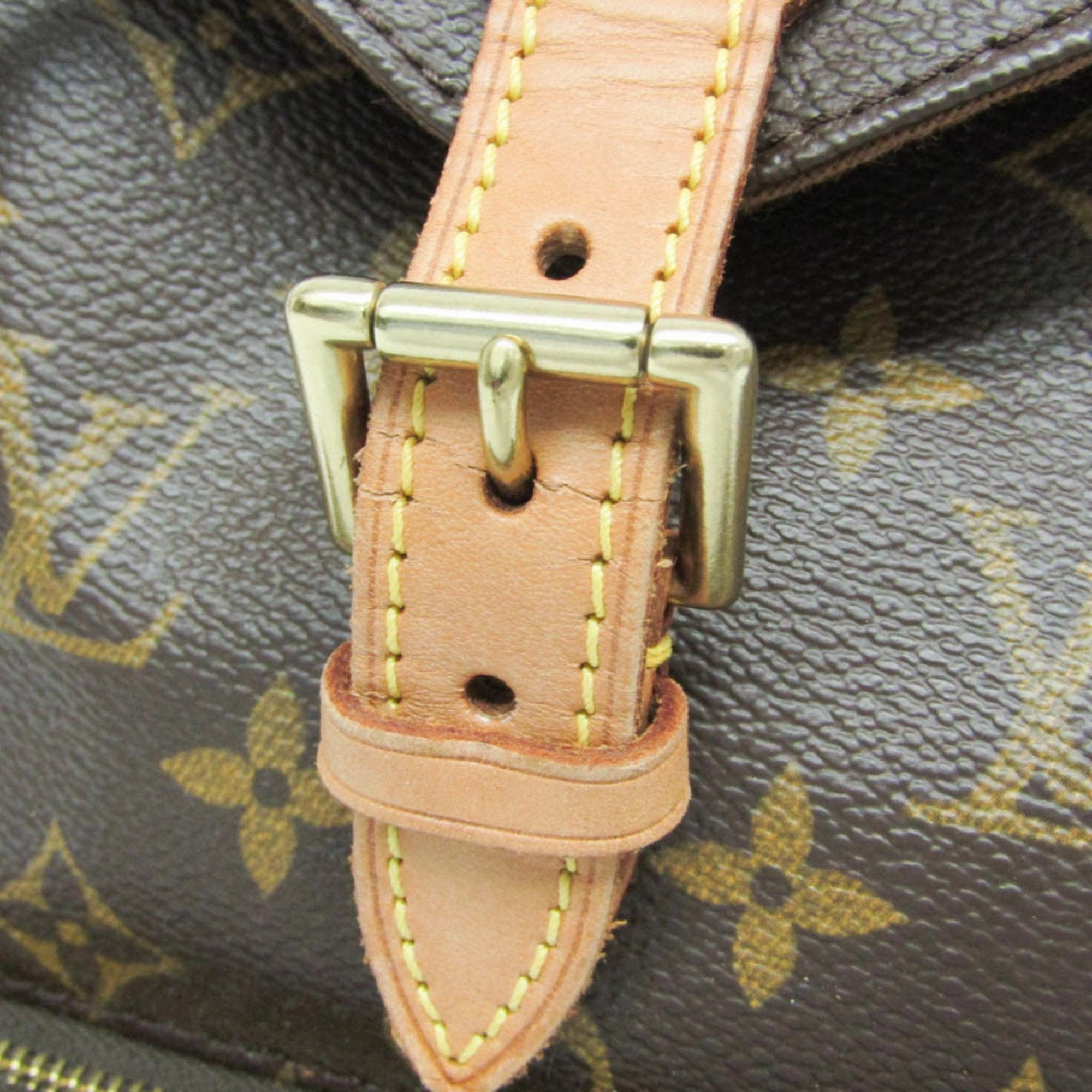Louis Vuitton Montsouris Mm Canvas Backpack Bag (Pre-Owned)
