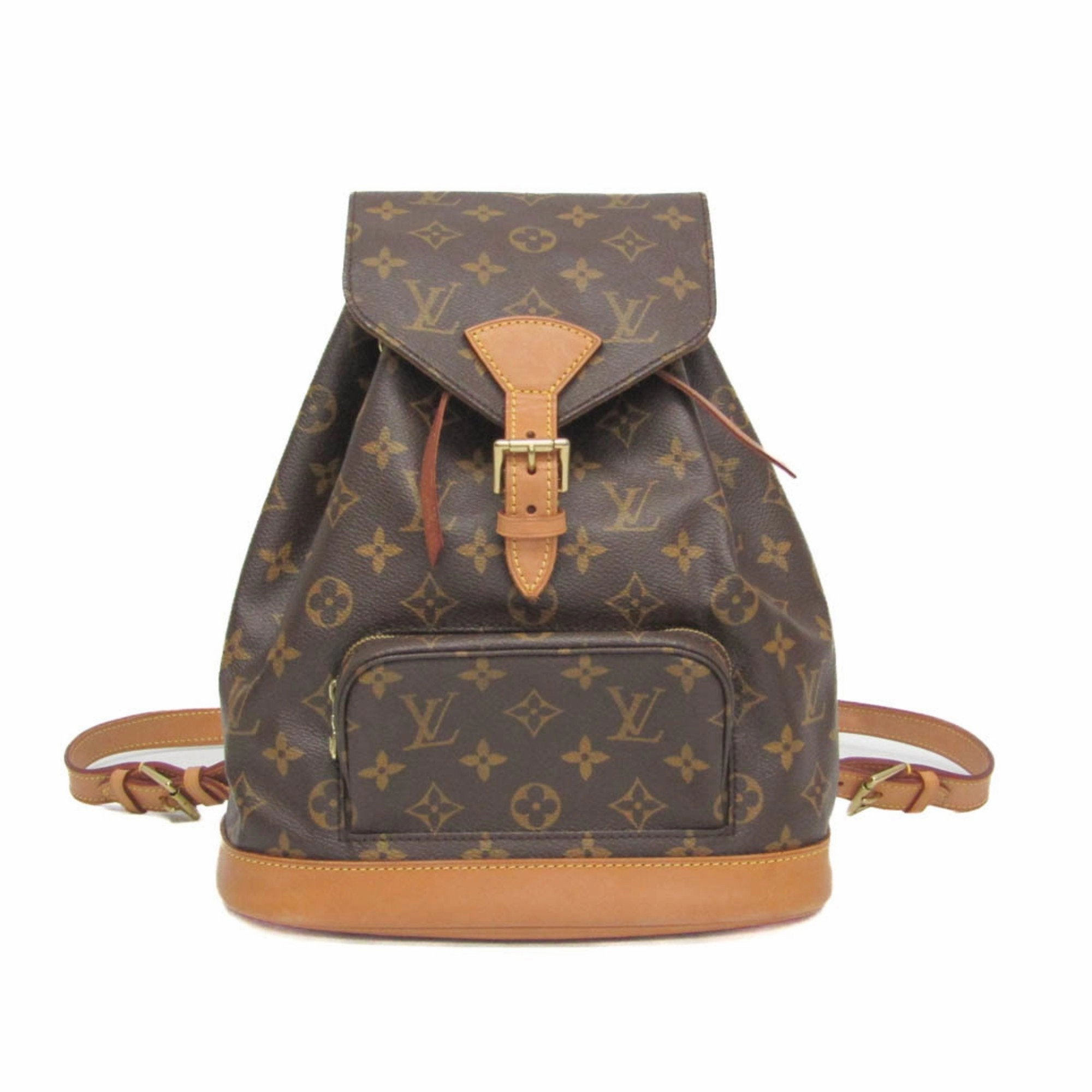 Louis Vuitton Montsouris Mm Canvas Backpack Bag (Pre-Owned)