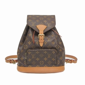 Louis Vuitton Montsouris Mm Canvas Backpack Bag (Pre-Owned)