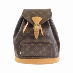 Louis Vuitton Montsouris Mm Canvas Backpack Bag (Pre-Owned)