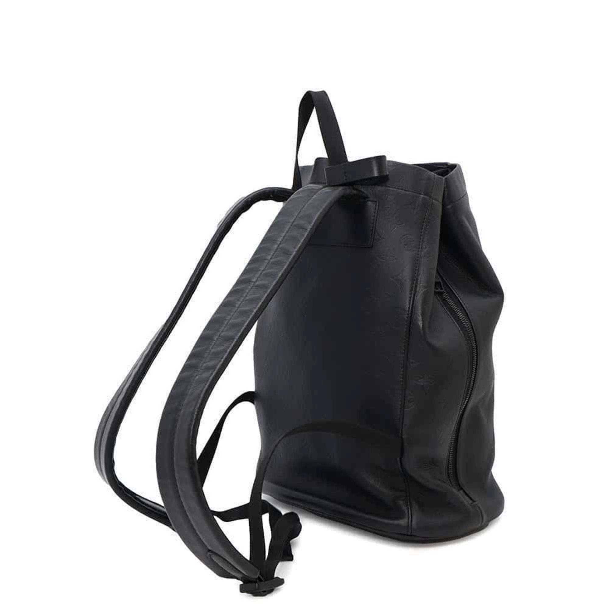 Louis Vuitton Noir Monogram Shadow Backpack (Pre-Owned)