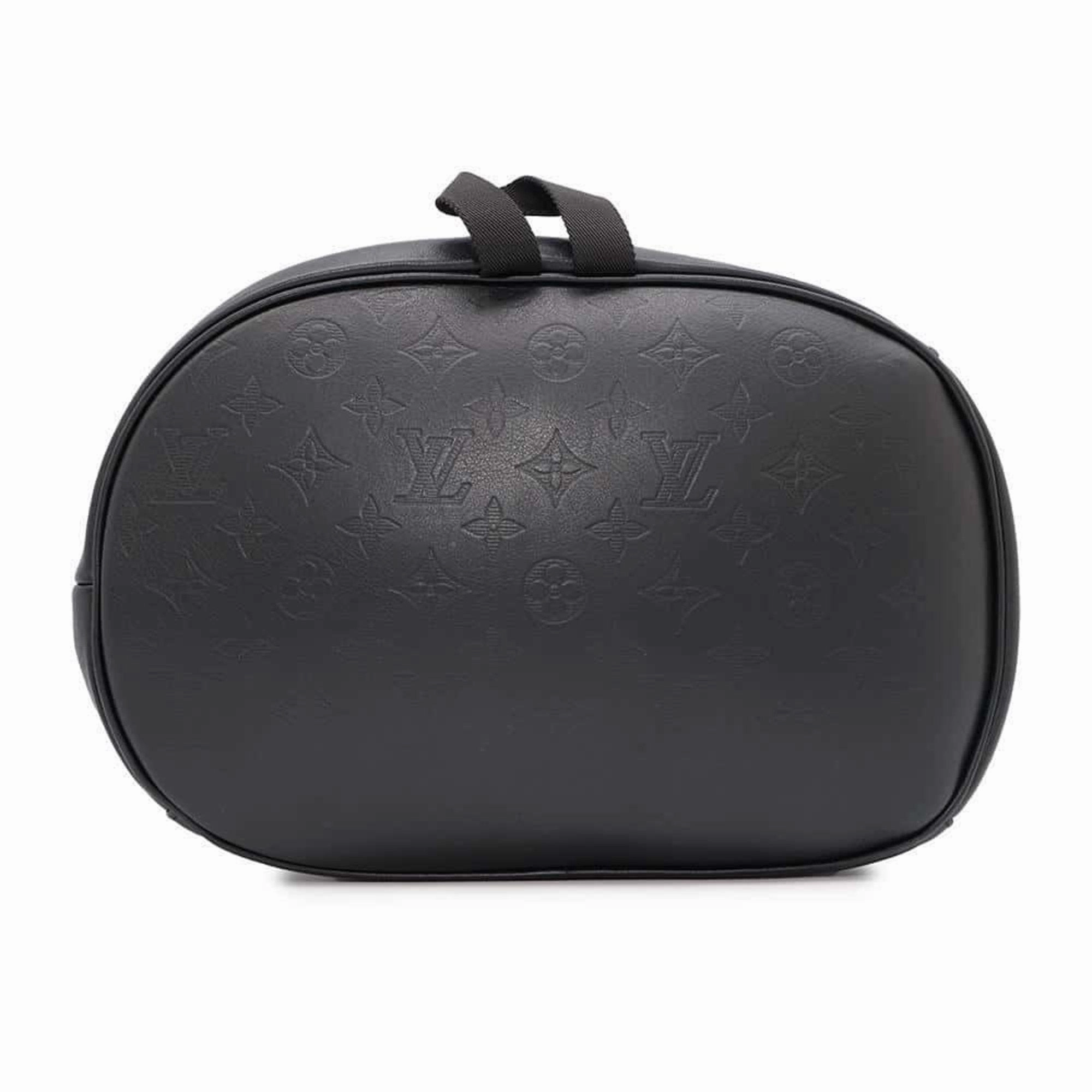 Louis Vuitton Noir Monogram Shadow Backpack (Pre-Owned)