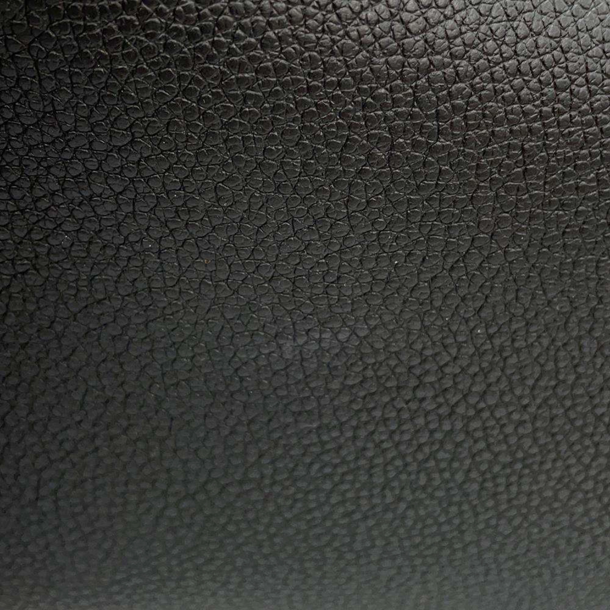 Louis Vuitton Noir Raffia Leather Tote Bag (Pre-Owned)