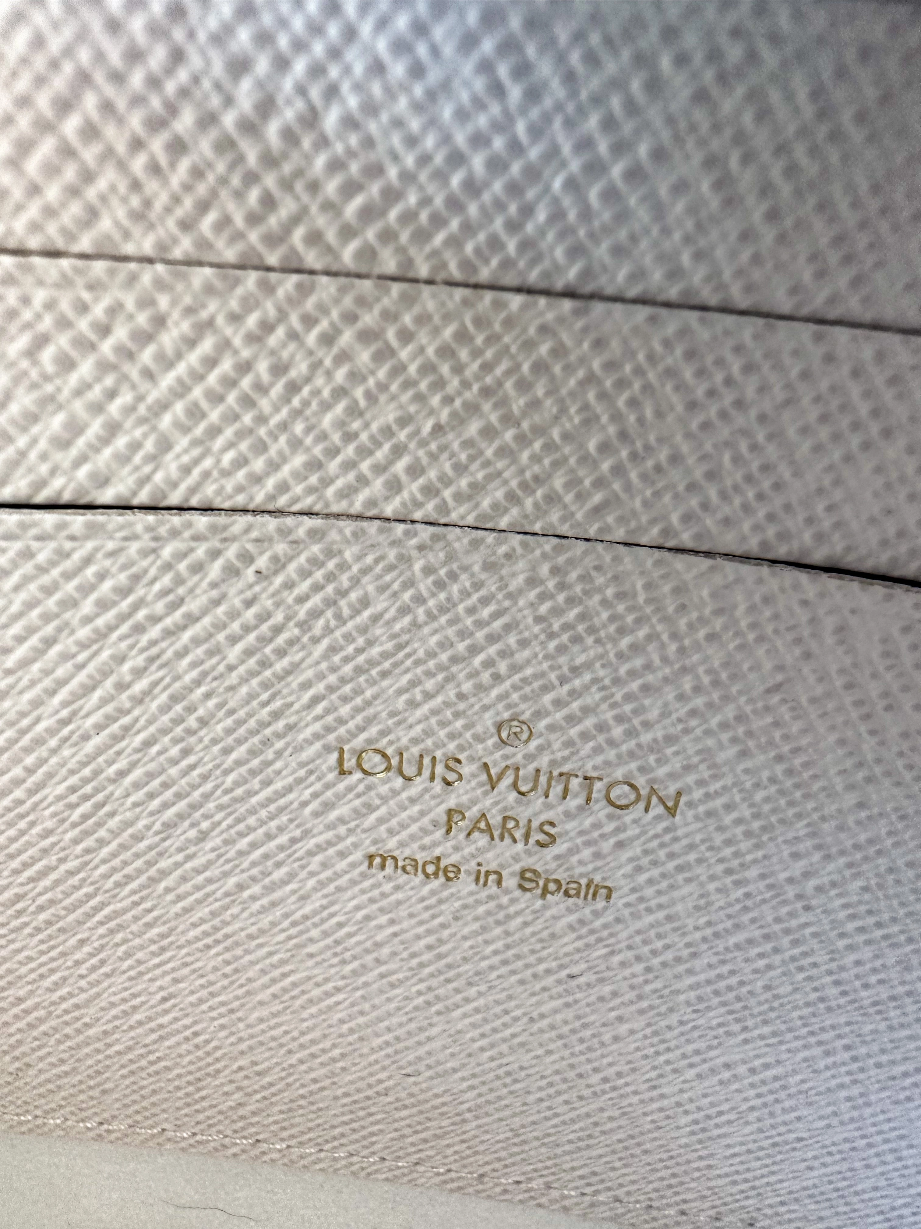 Louis Vuitton Orange Crafty Monogram Doublezip Pochette