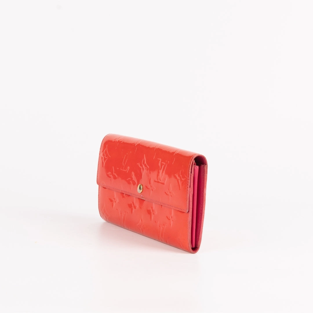 Louis Vuitton Patent Leather Monogram Vernis Porte Tresor Wallet