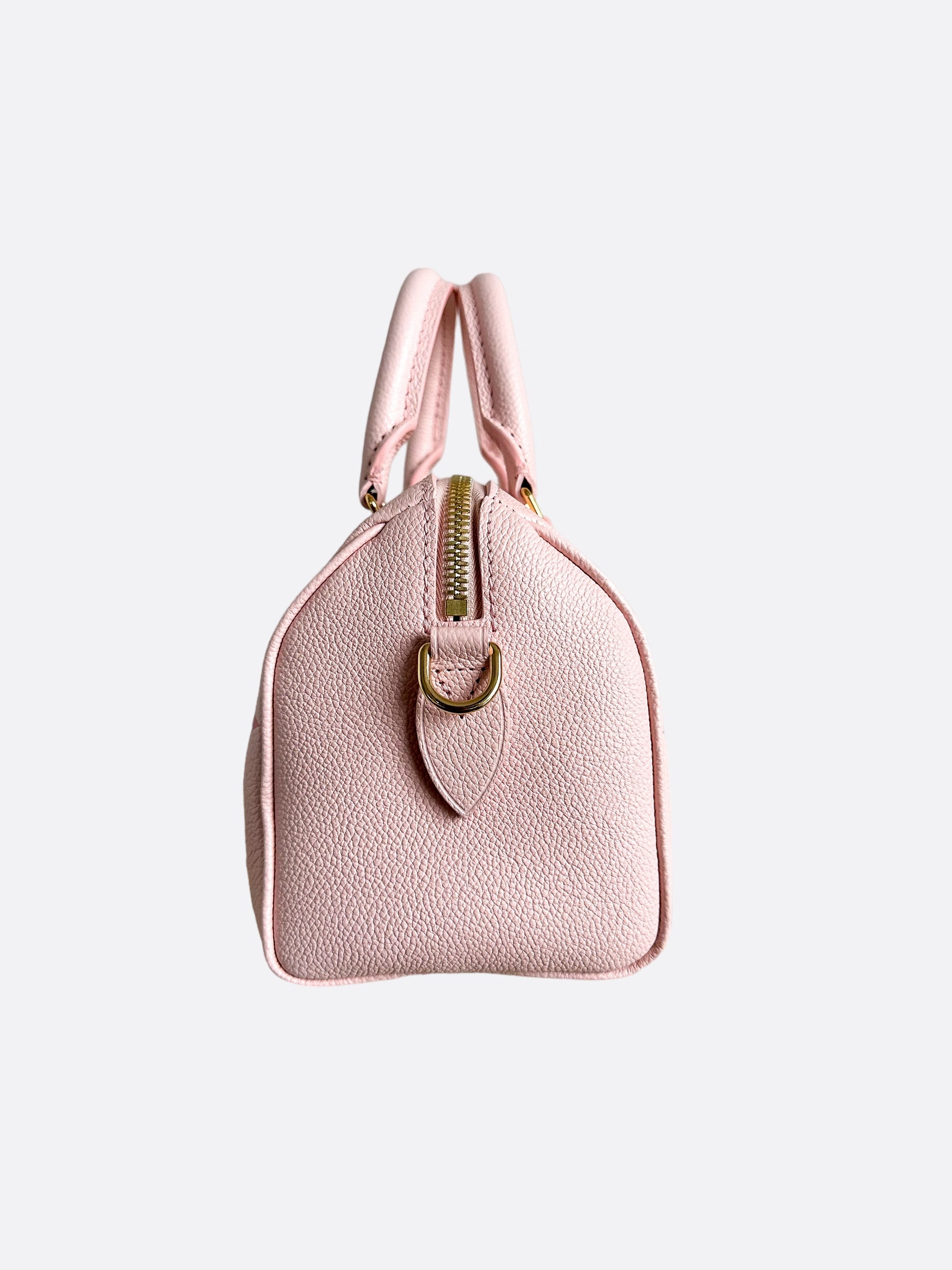 Louis Vuitton Pink Monogram Empreinte Speedy 20