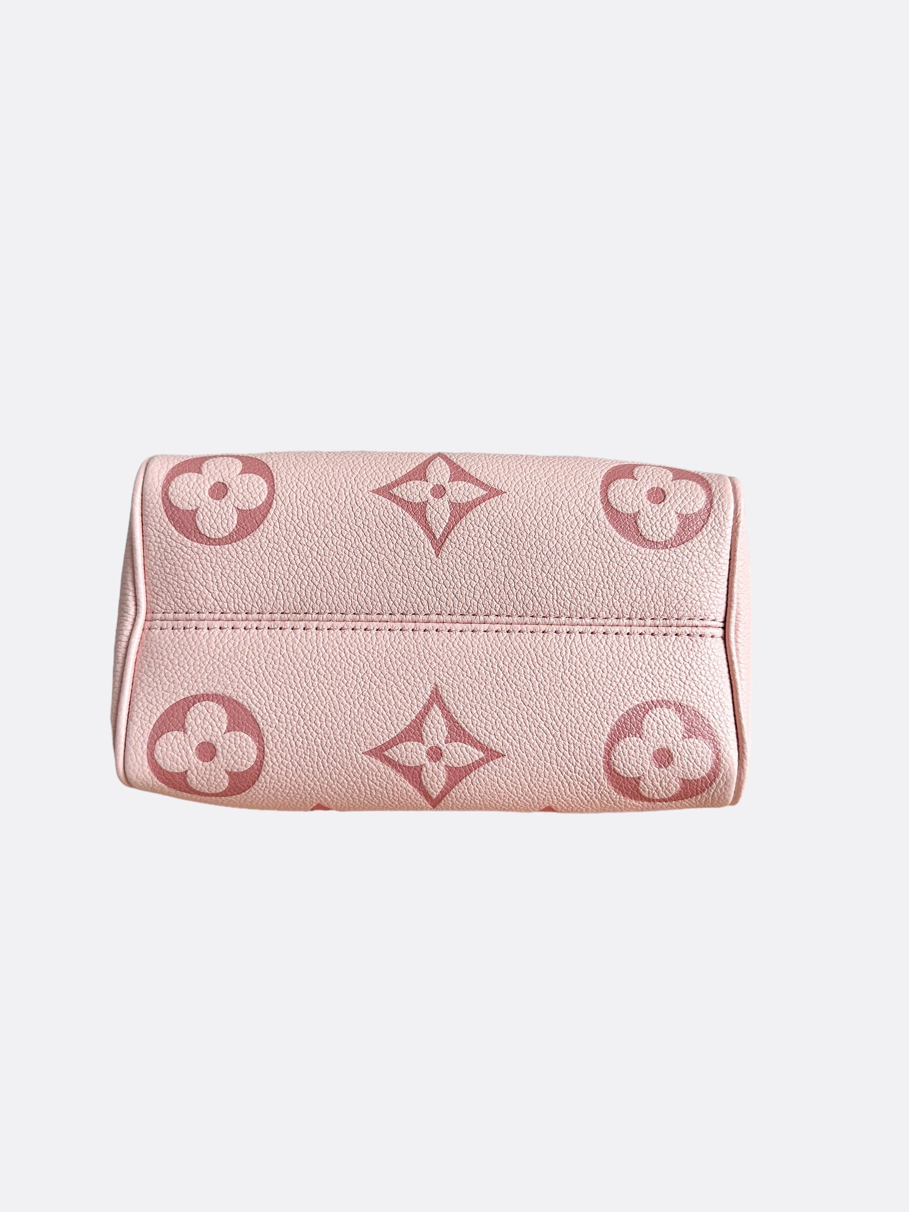 Louis Vuitton Pink Monogram Empreinte Speedy 20