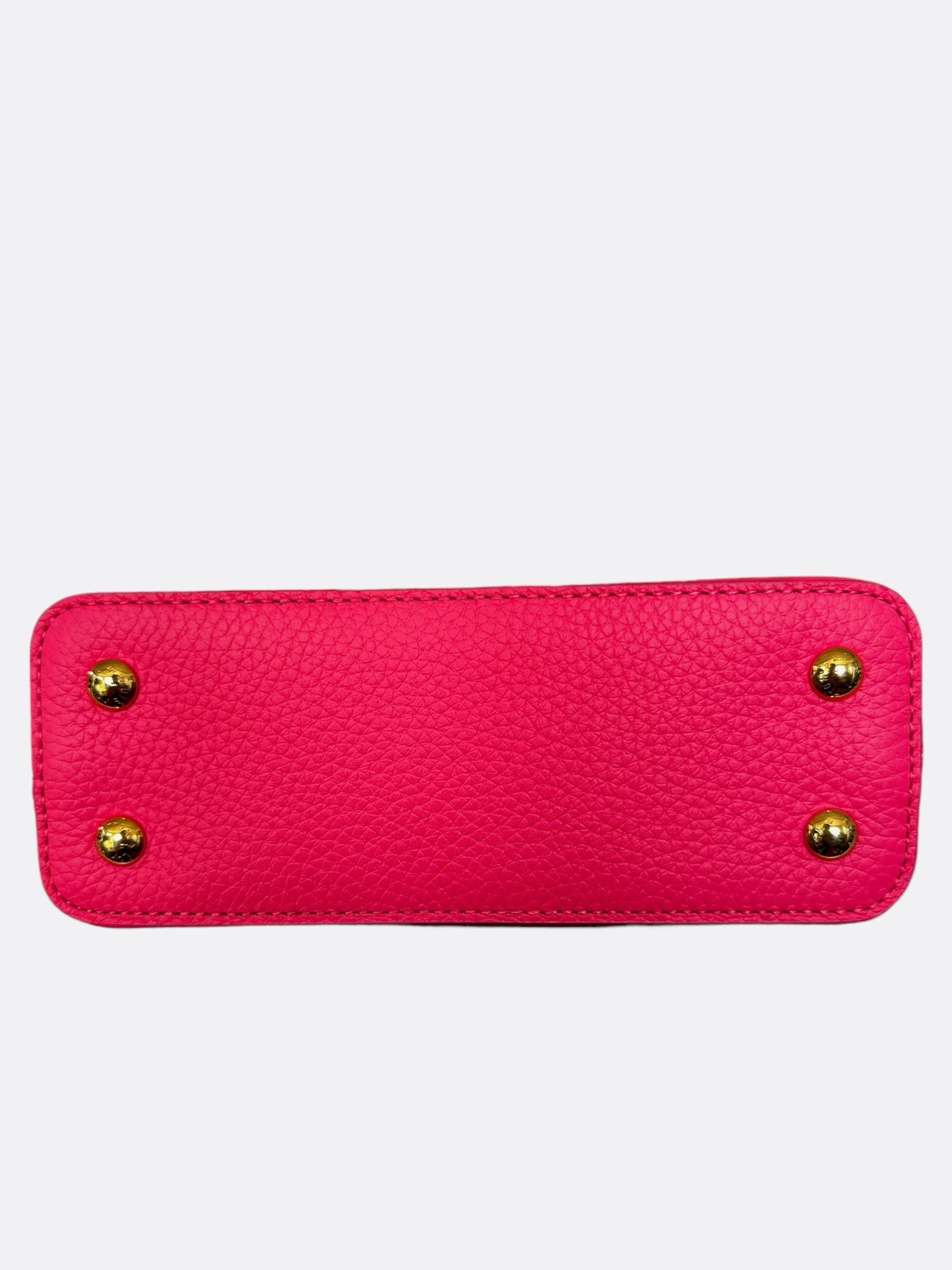 Louis Vuitton Pink Taurillon Capucines BB