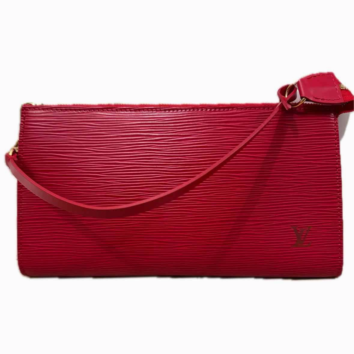 Louis Vuitton Red Epi Pochette