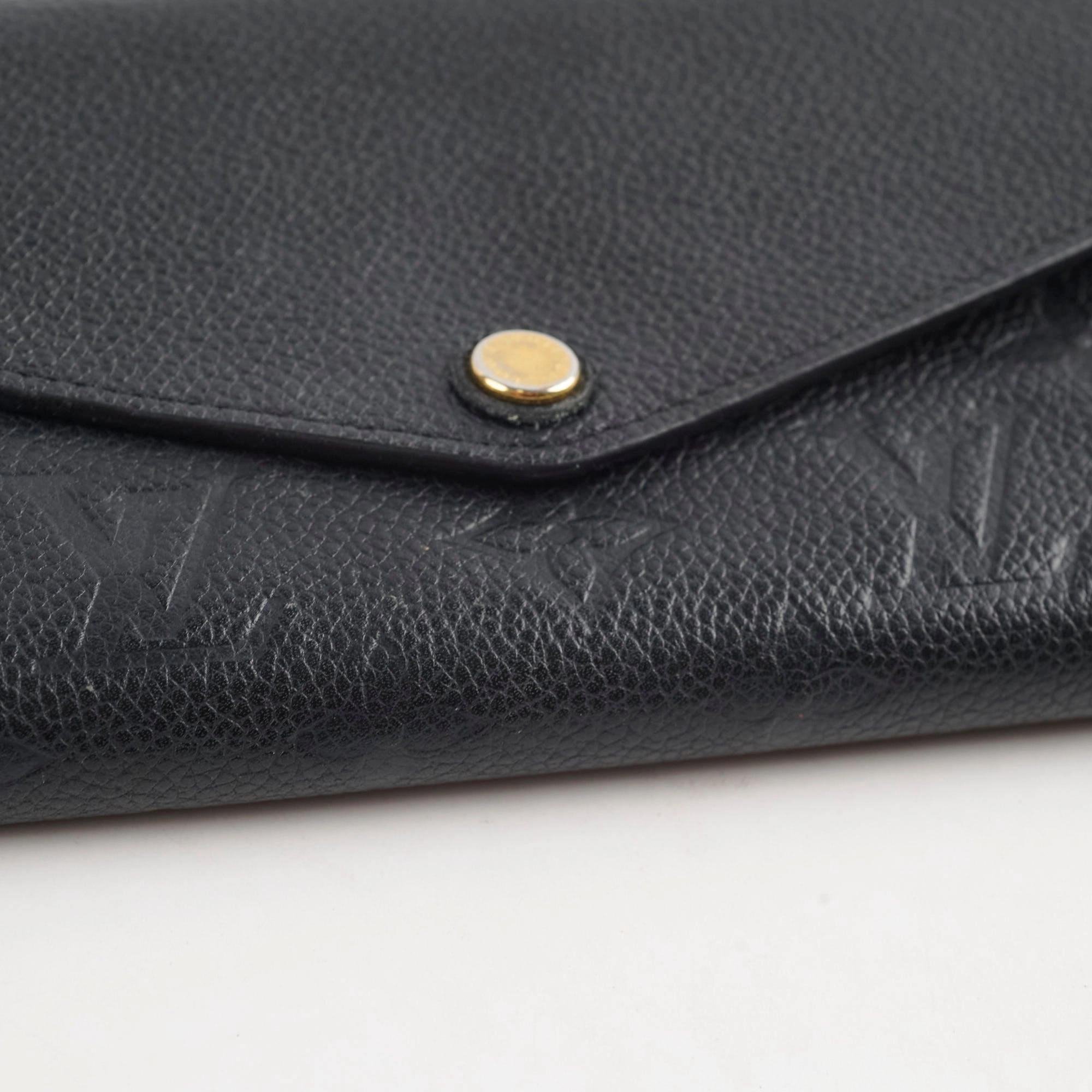 Louis Vuitton Sarah Wallet Empreinte Black