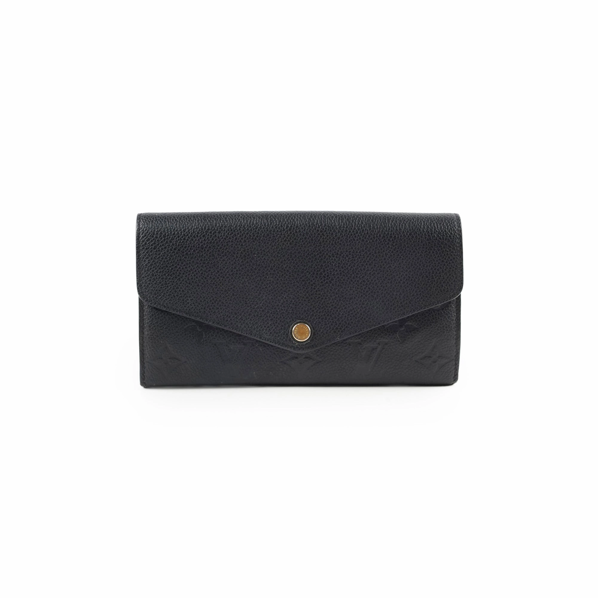 Louis Vuitton Sarah Wallet Empreinte Black
