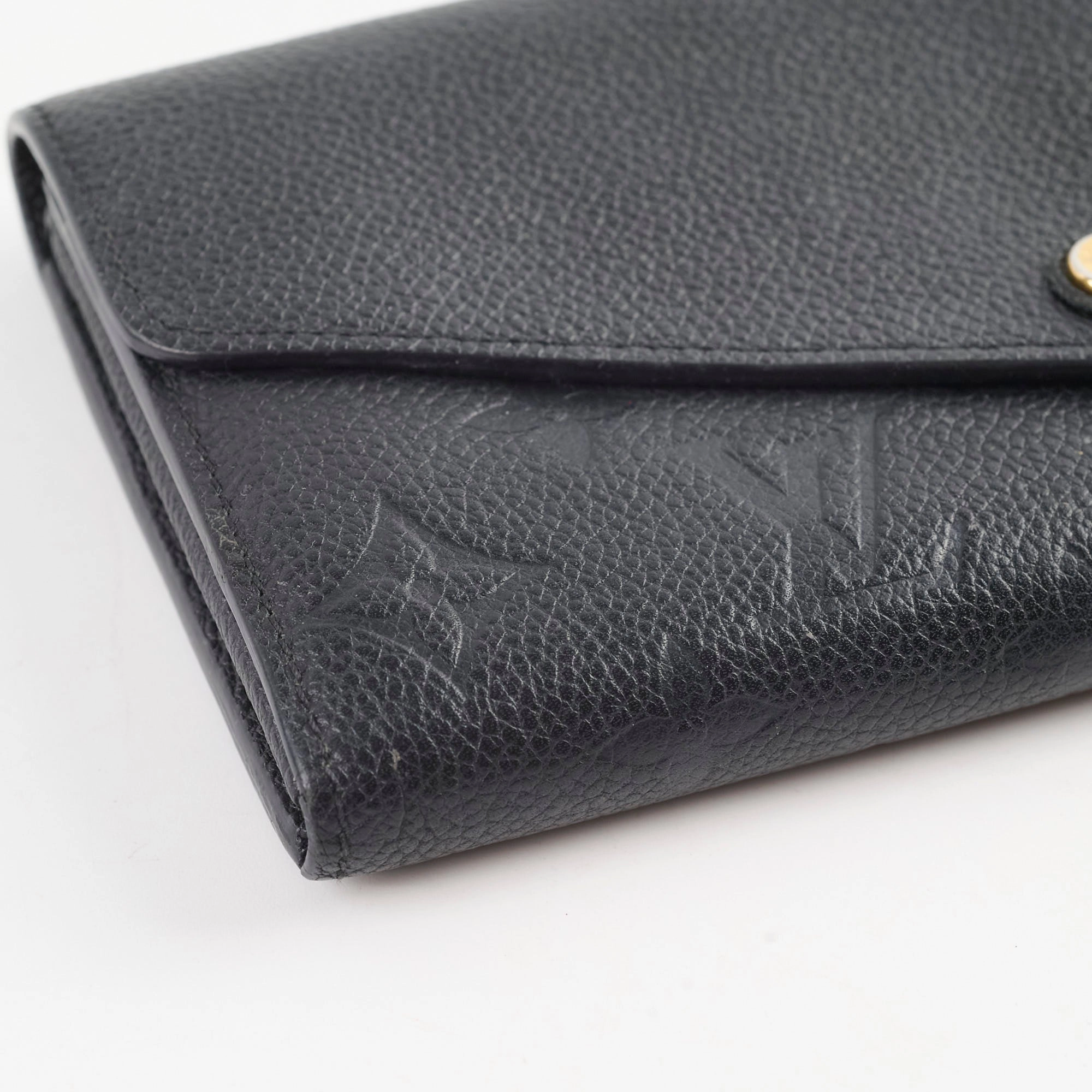 Louis Vuitton Sarah Wallet Empreinte Black