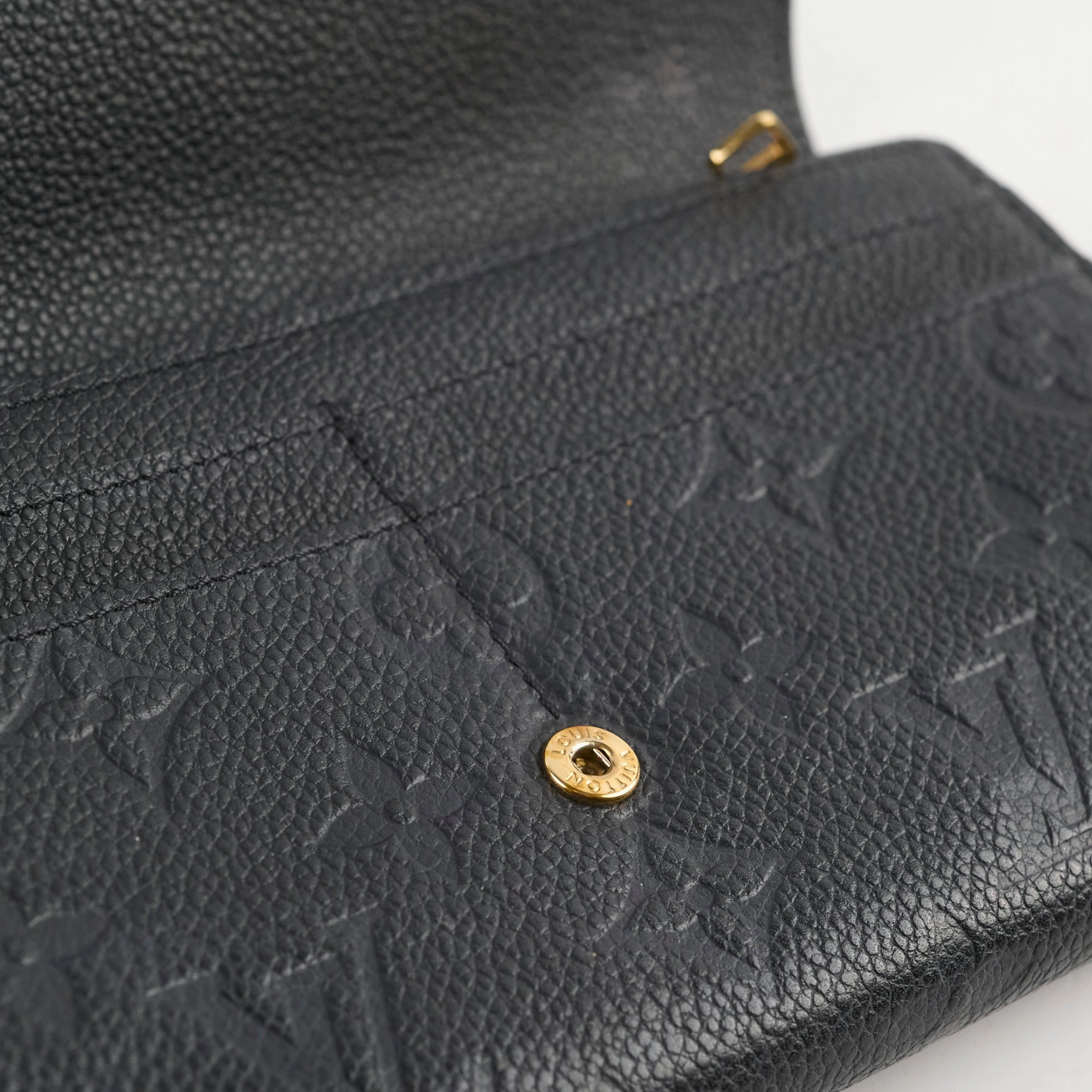 Louis Vuitton Sarah Wallet Empreinte Black