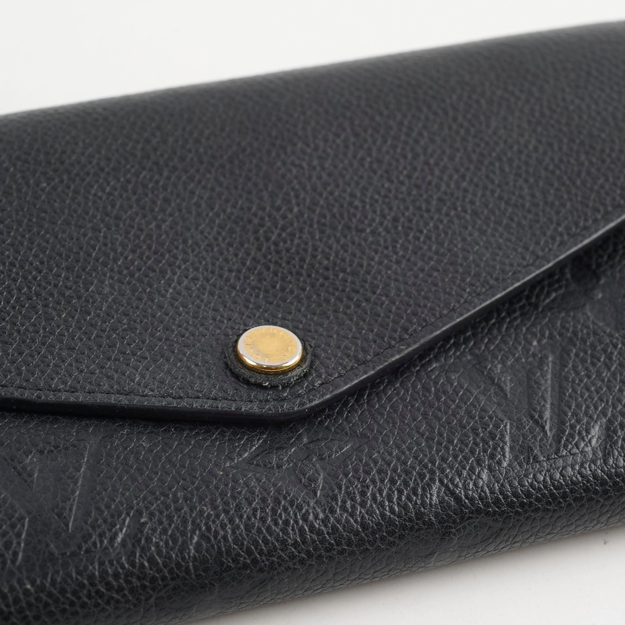Louis Vuitton Sarah Wallet Empreinte Black