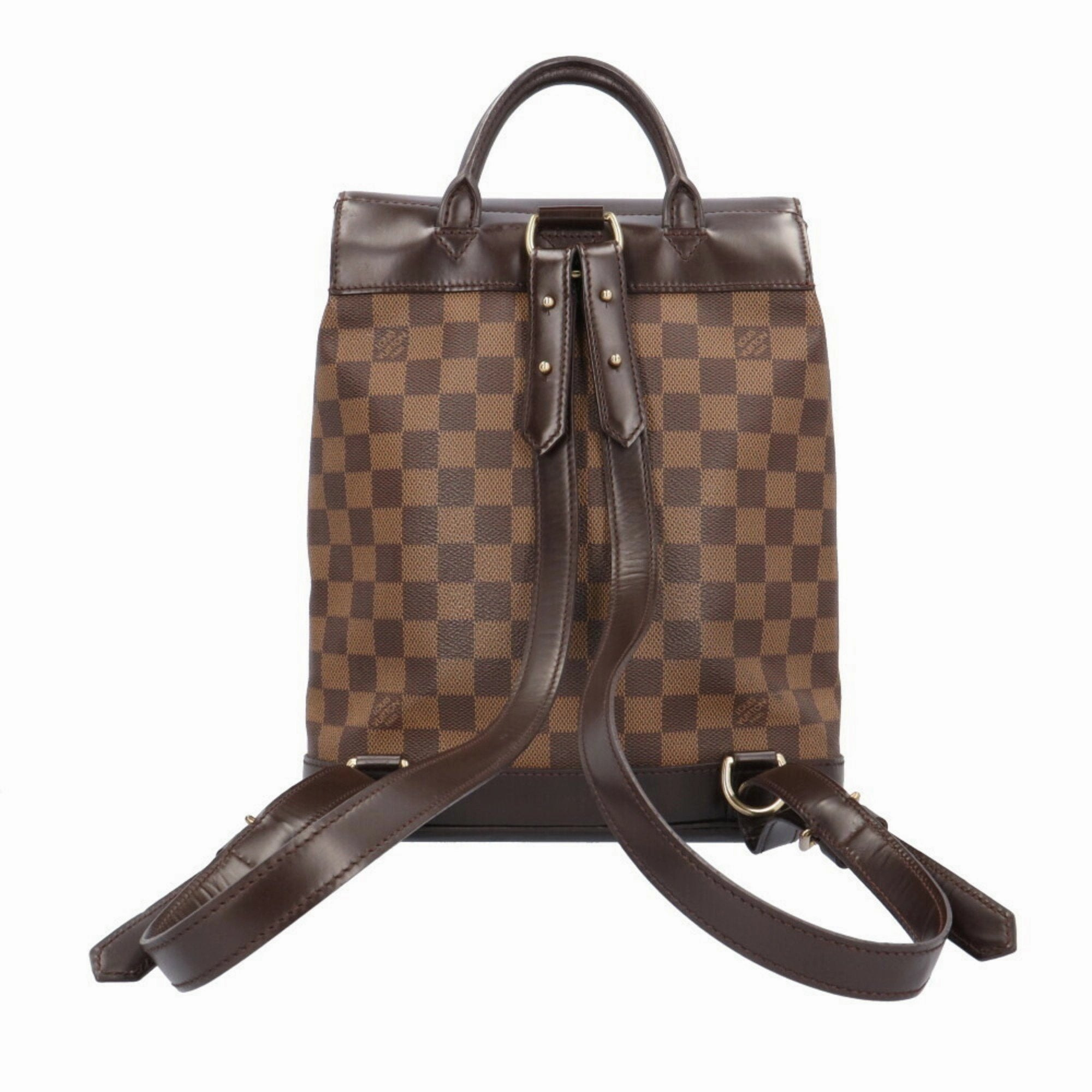 Louis Vuitton Soho Canvas Backpack Bag (Pre-Owned)