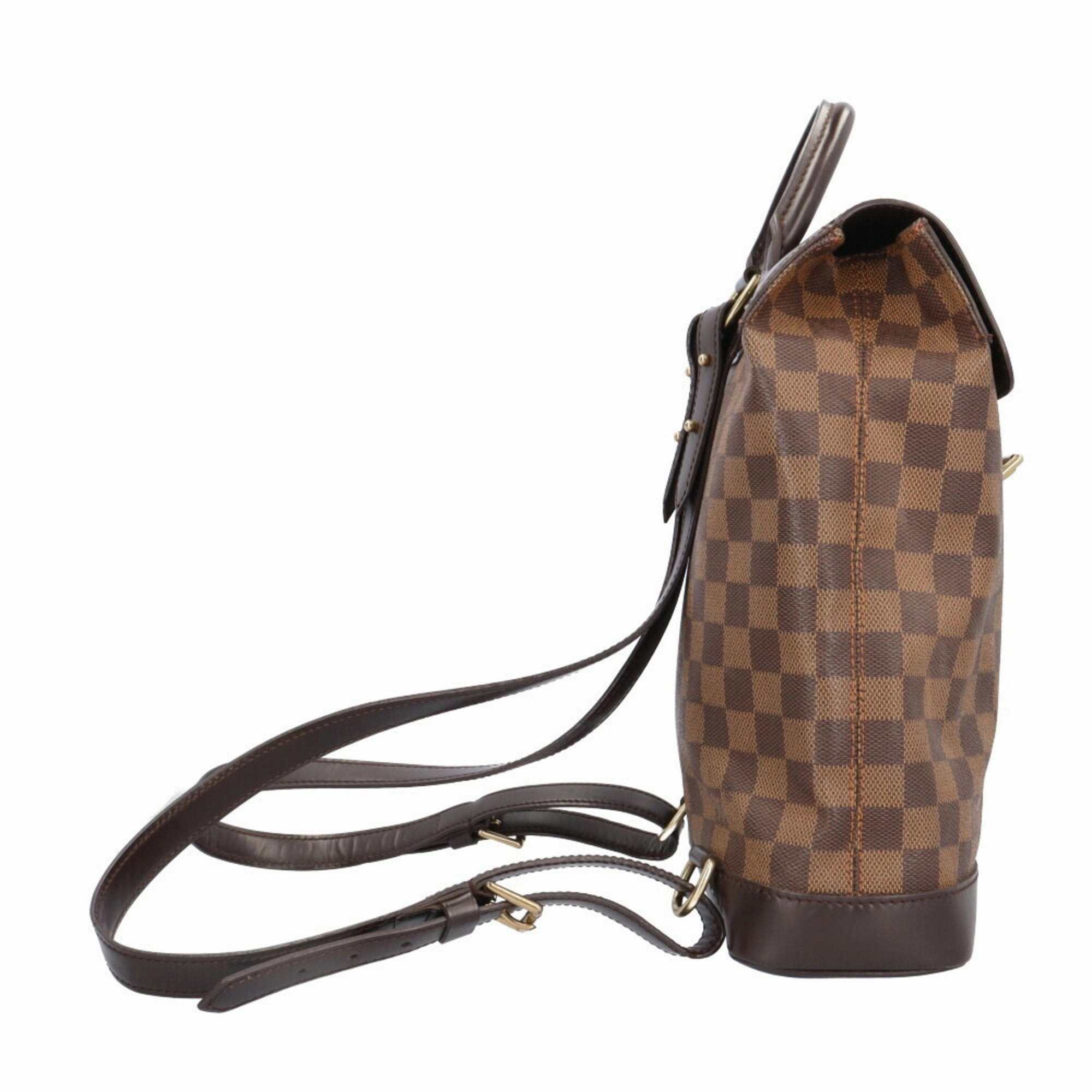 Louis Vuitton Soho Canvas Backpack Bag (Pre-Owned)