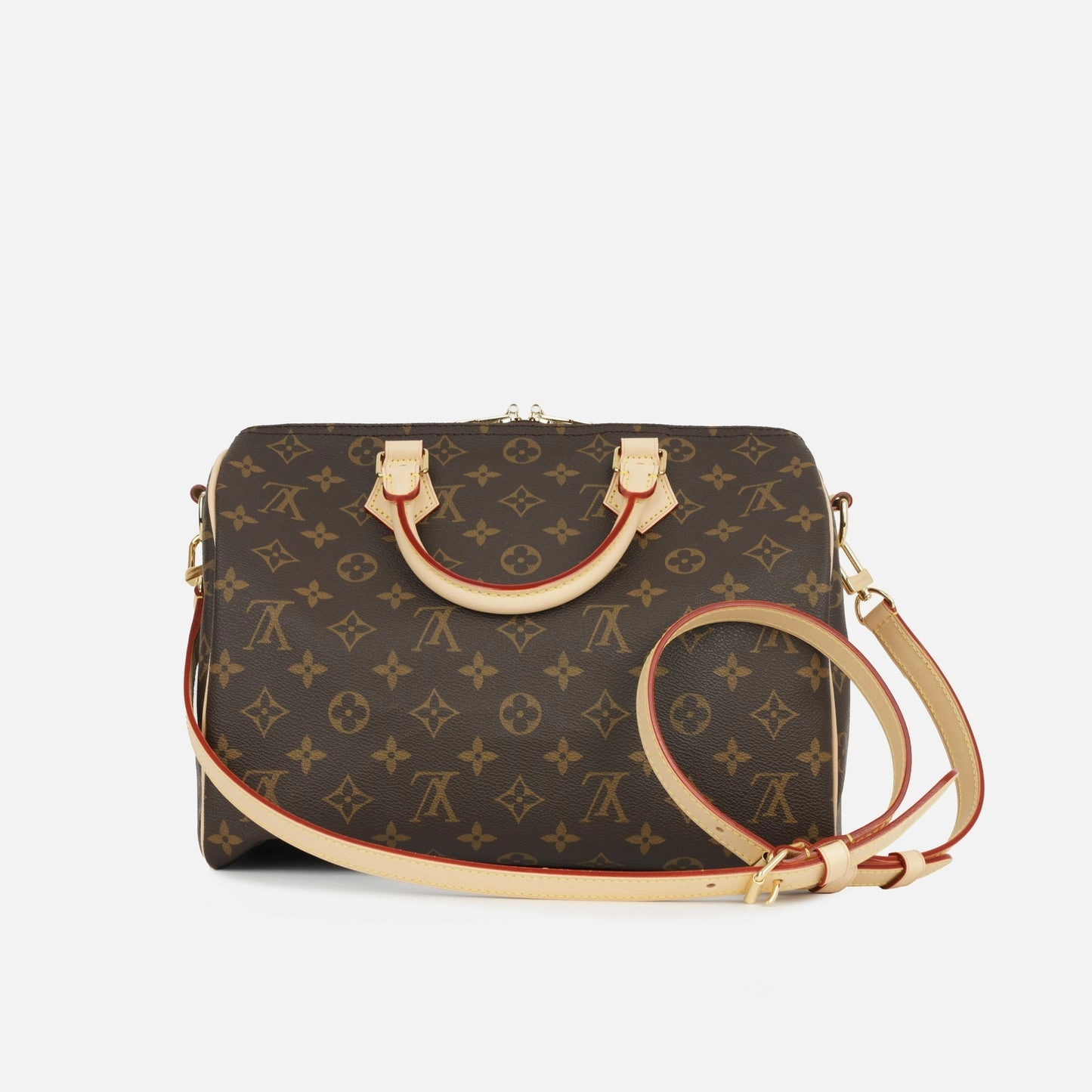 Louis Vuitton Speedy 30 Bandouliere Monogram Canvas GHW