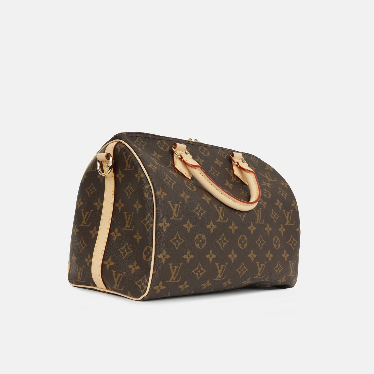Louis Vuitton Speedy 30 Bandouliere Monogram Canvas GHW