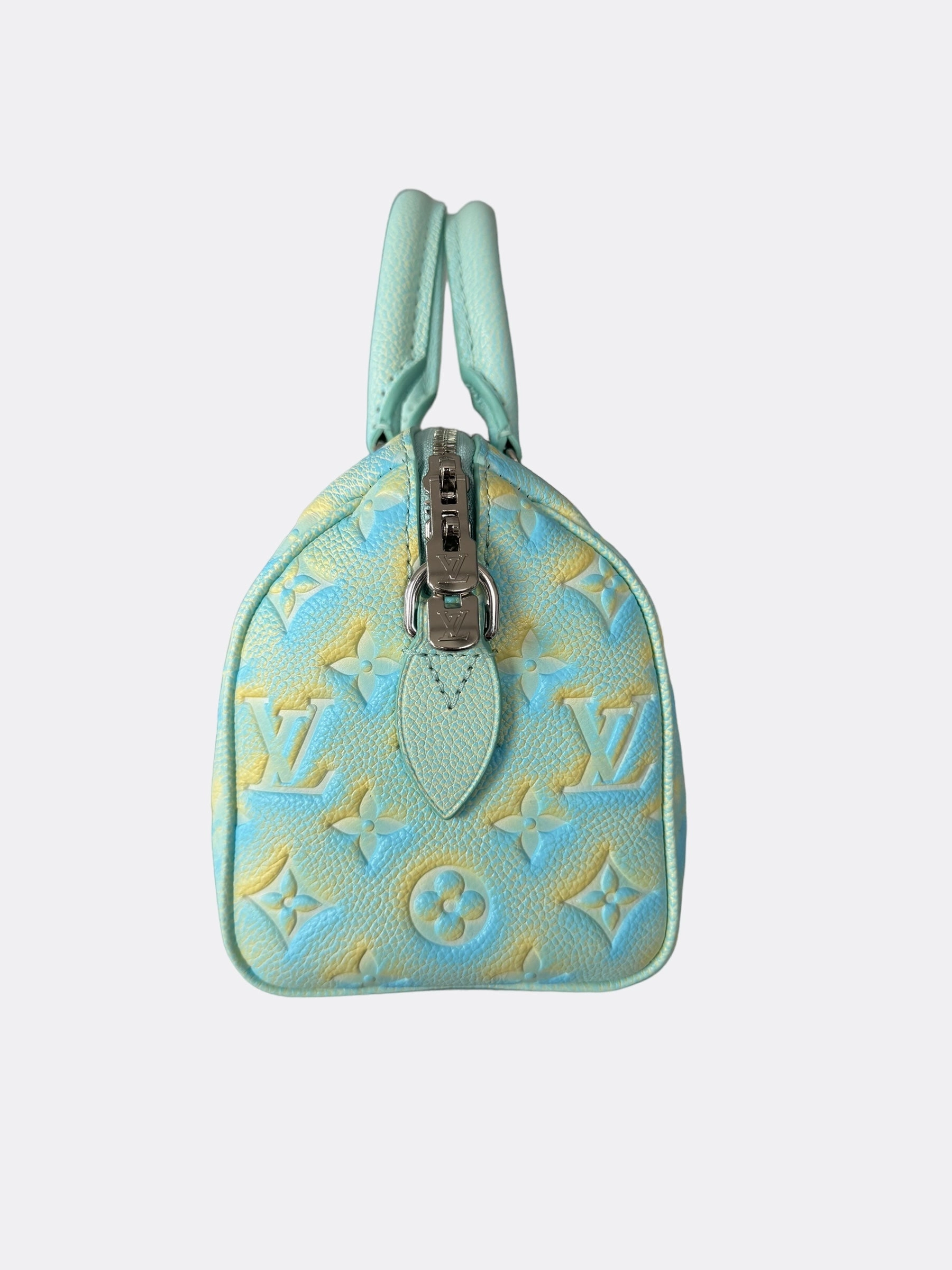 Louis Vuitton Stardust Green Empreinte Monogram Speedy 20