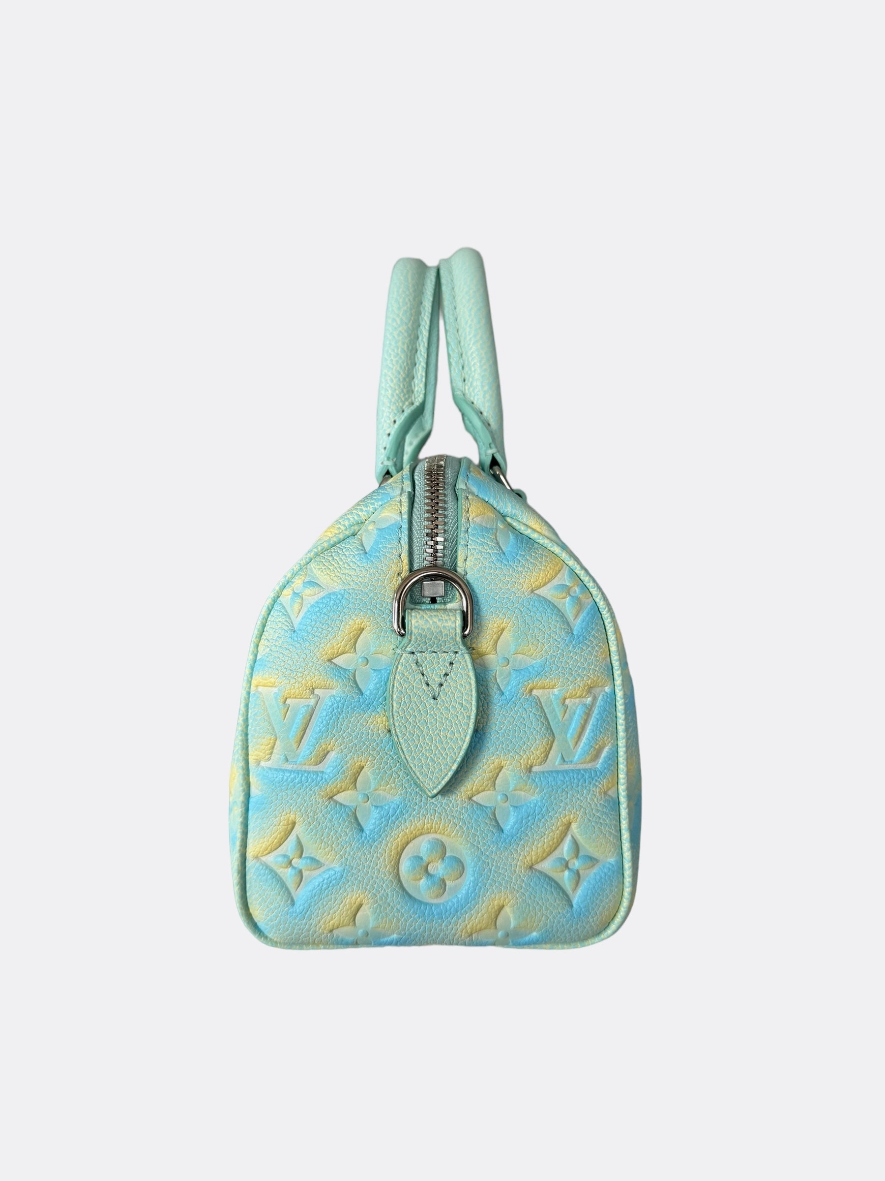 Louis Vuitton Stardust Green Empreinte Monogram Speedy 20