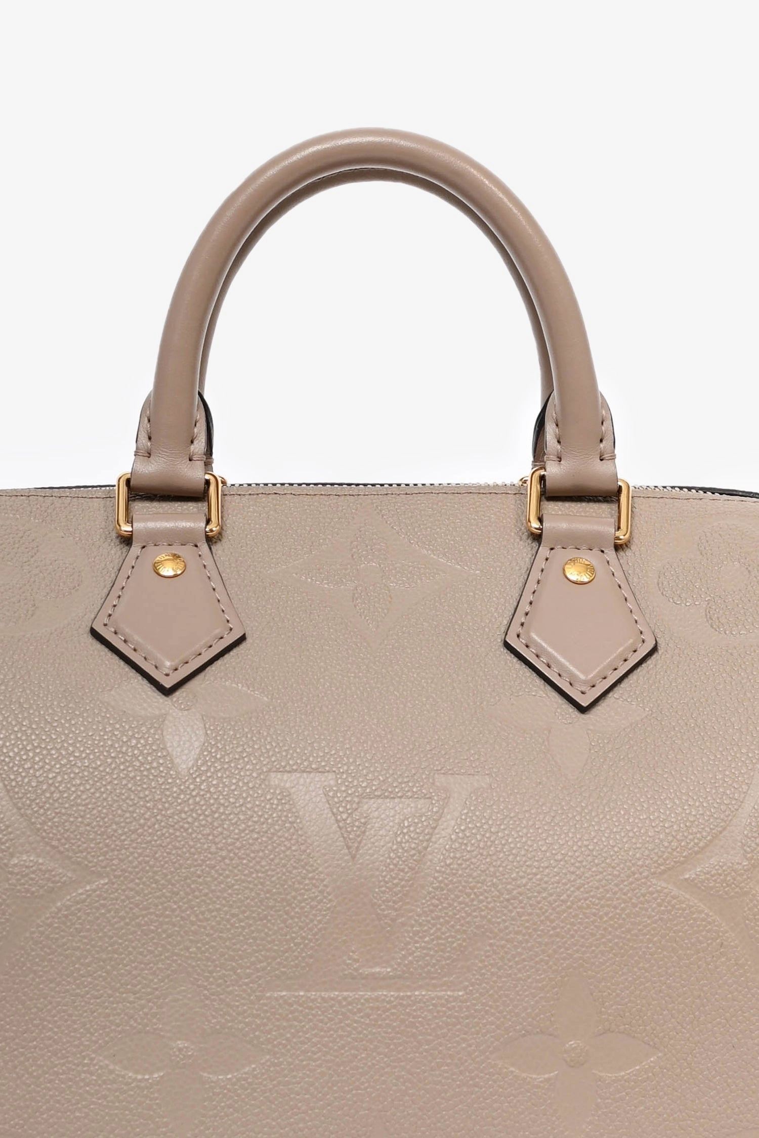 Louis Vuitton Taupe Empreinte Speedy Bandoulire 25 Top Handle