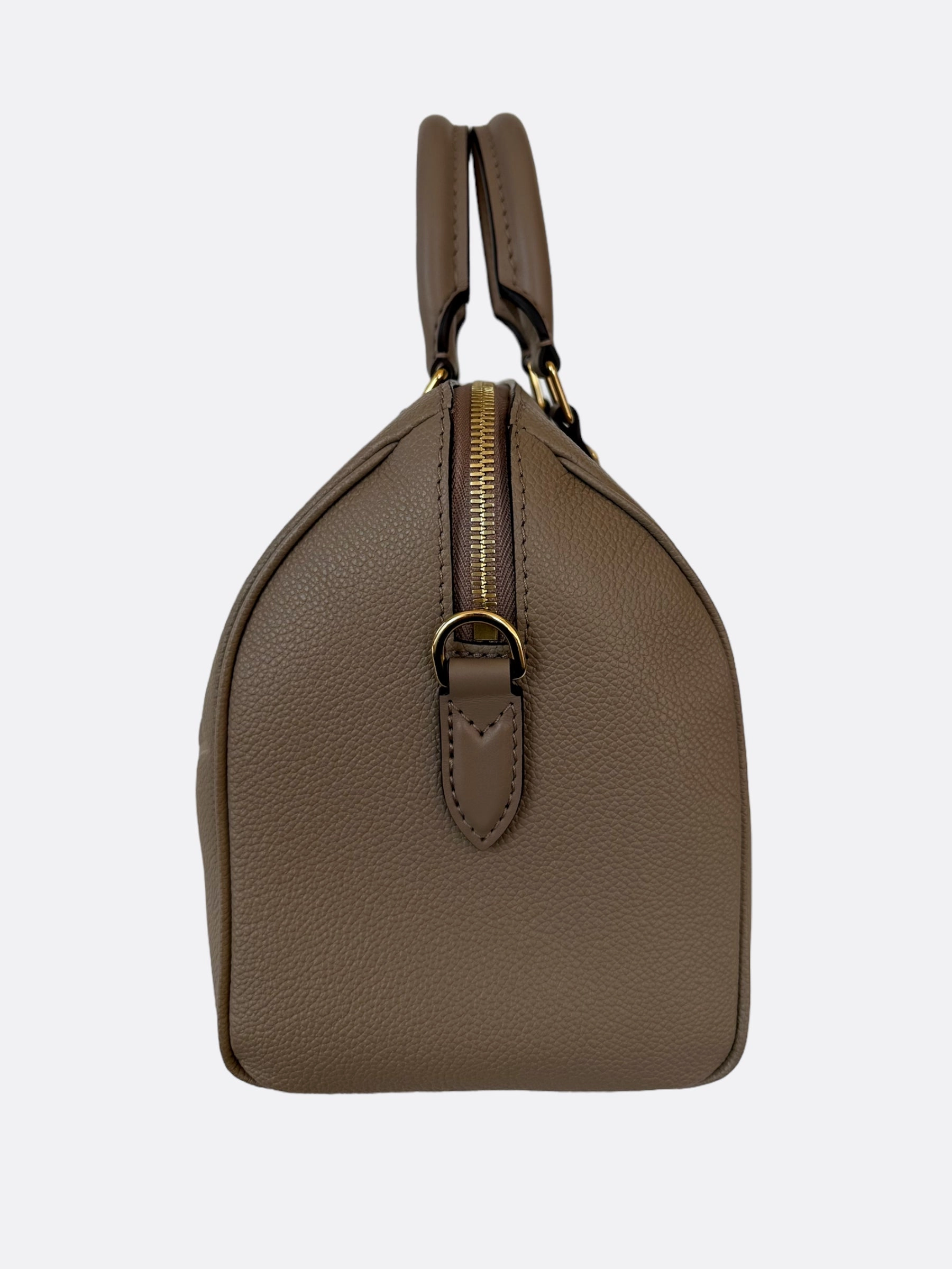 Louis Vuitton Turtledove Monogram Empreinte Speedy 25