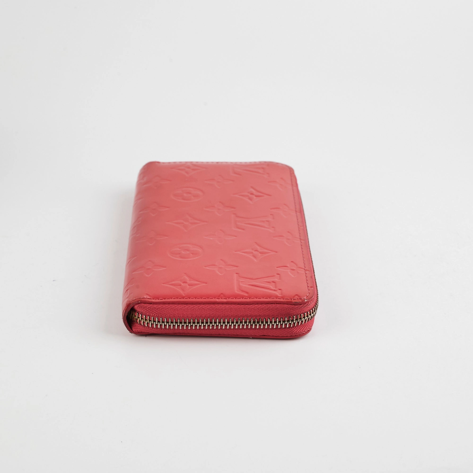Louis Vuitton Vernis Pink Long Zippy Wallet