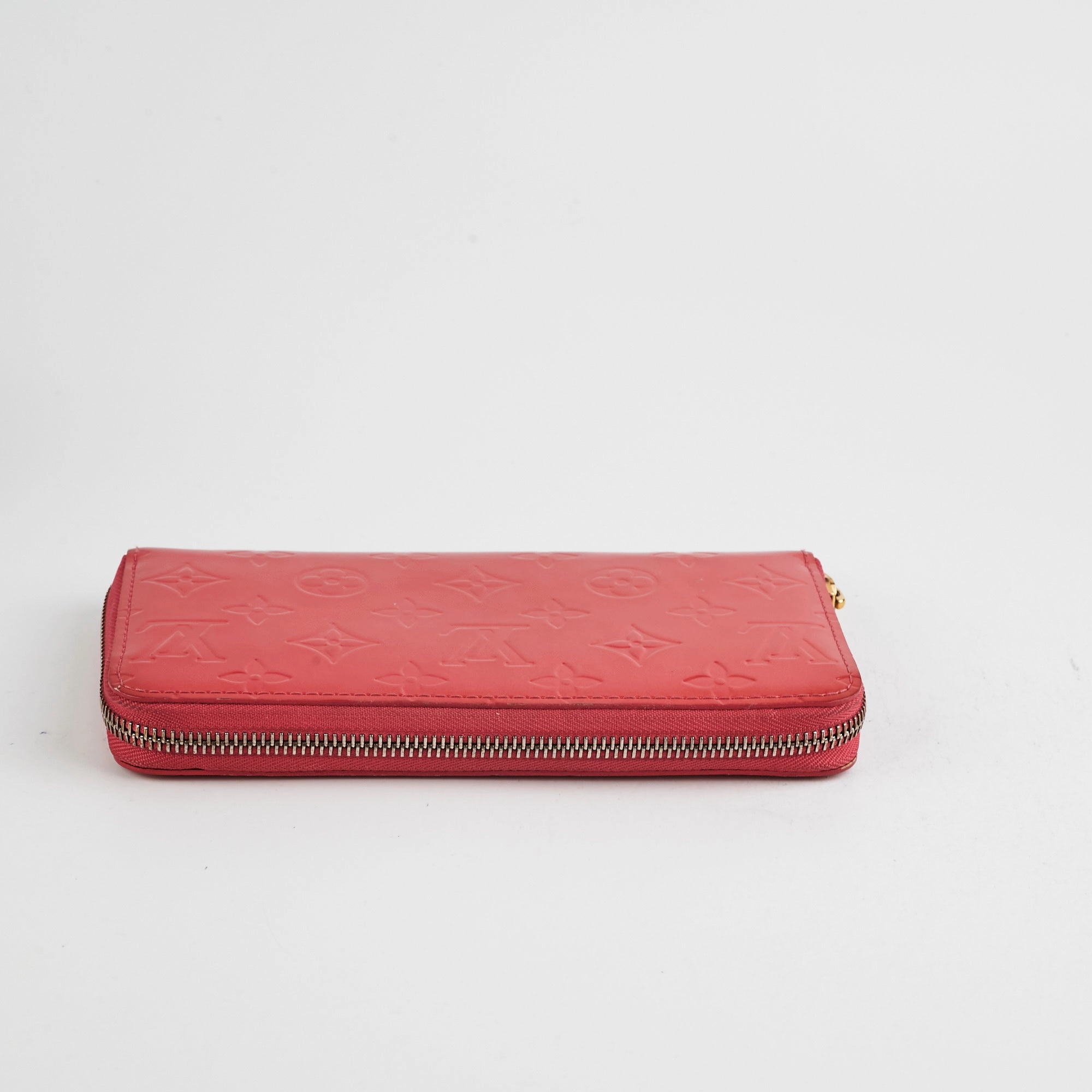 Louis Vuitton Vernis Pink Long Zippy Wallet