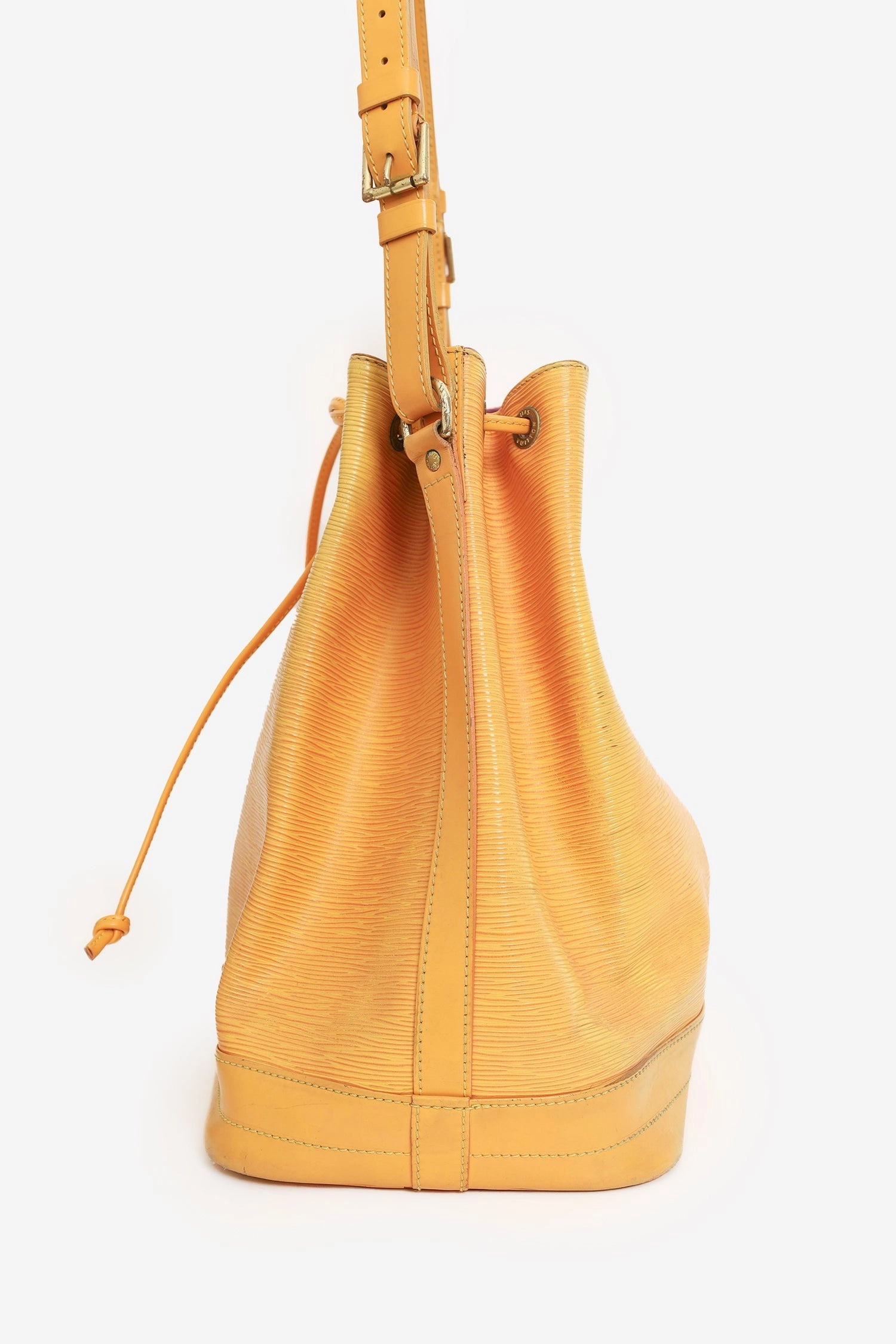Louis Vuitton Yellow Epi Leather Noe Tassil Bucket Bag