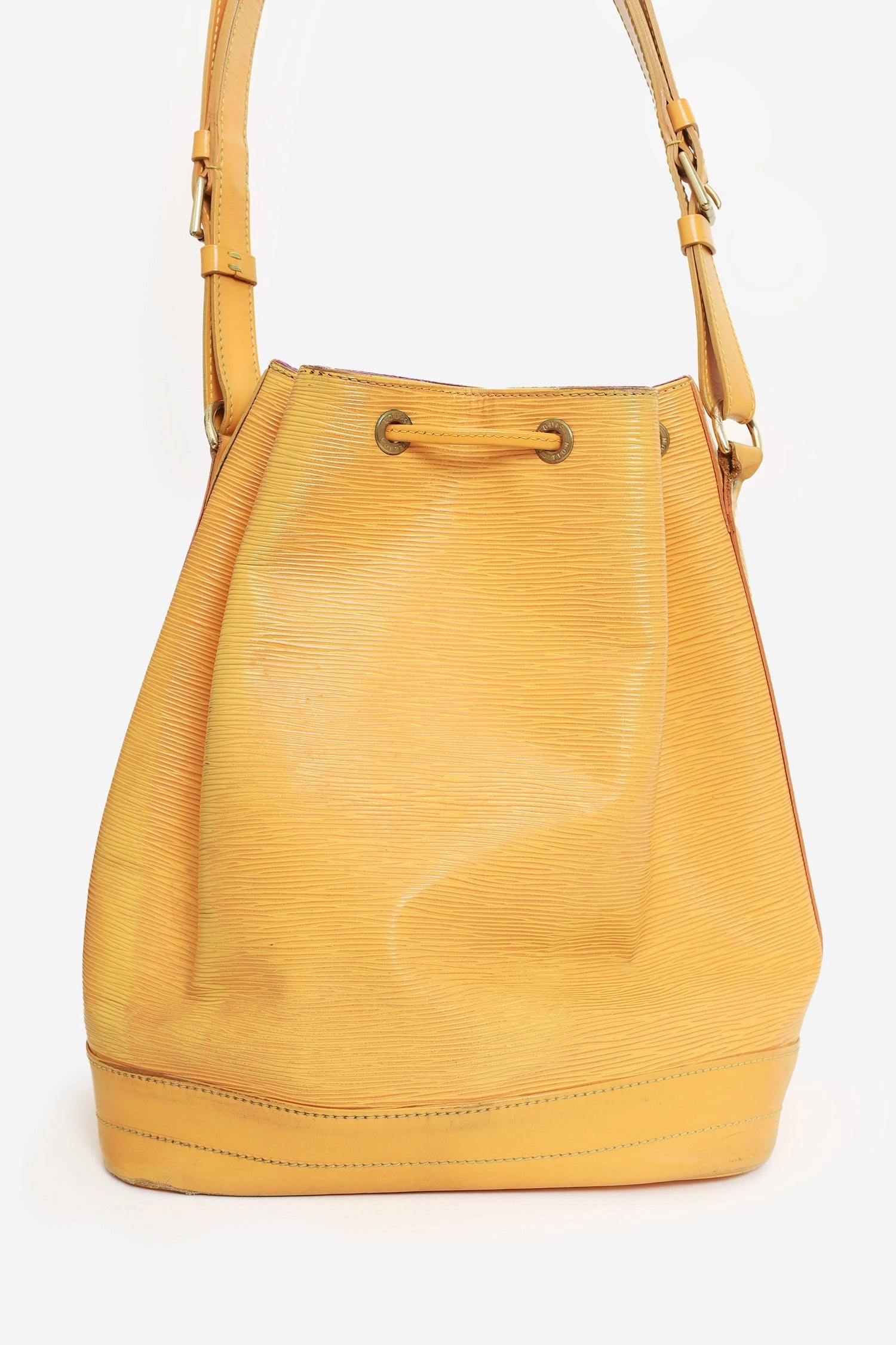 Louis Vuitton Yellow Epi Leather Noe Tassil Bucket Bag
