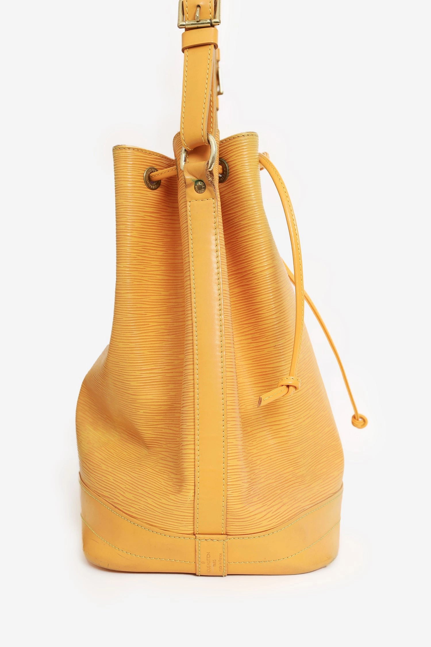 Louis Vuitton Yellow Epi Leather Noe Tassil Bucket Bag