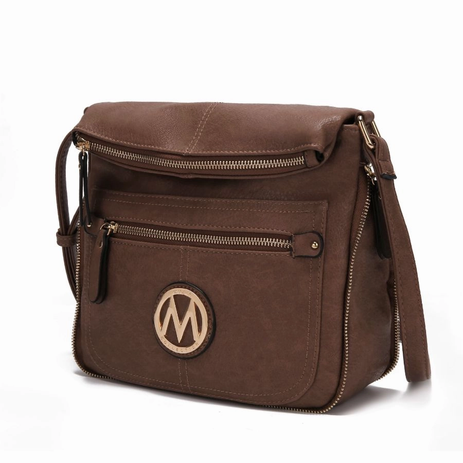 Luciana Vegan Leather Crossbody Handbag