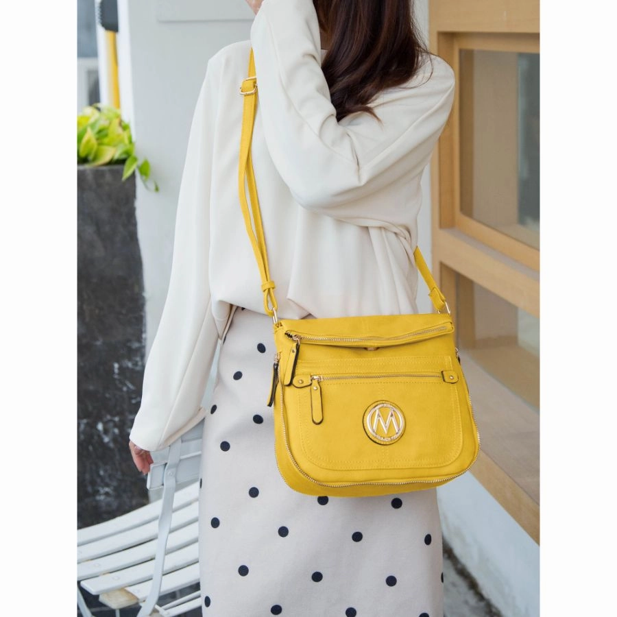 Luciana Vegan Leather Crossbody Handbag
