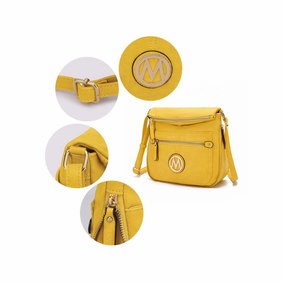 Luciana Vegan Leather Crossbody Handbag
