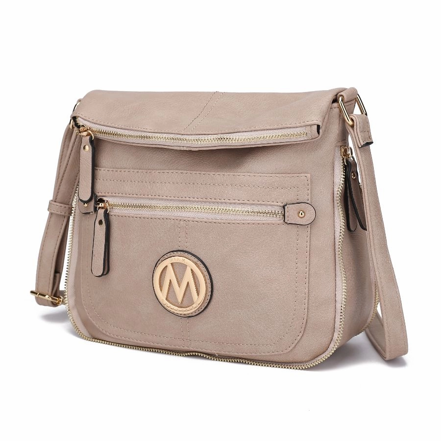 Luciana Vegan Leather Crossbody Handbag