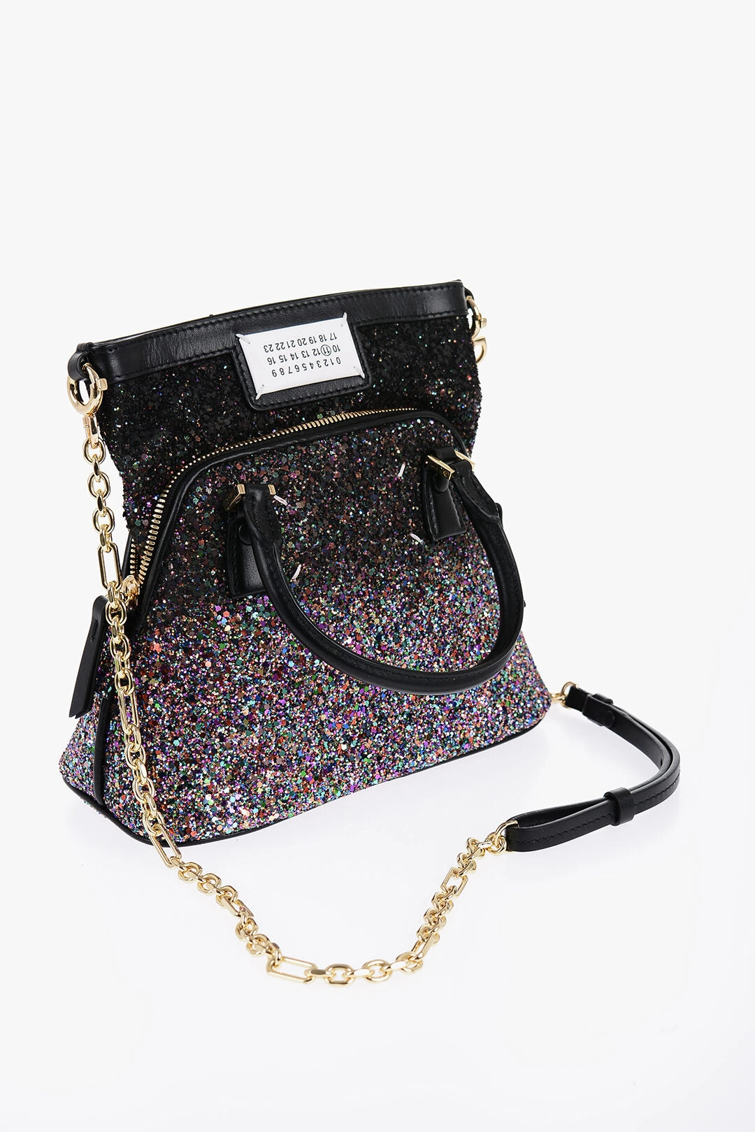 Maison Margiela Mm11 Gradient Glittered Mini Crossbody Bag