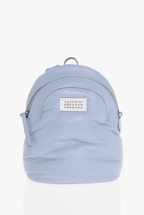 Maison Margiela Mm11 Quilted Leather Glam Slam Backpack With Shoulder Strap