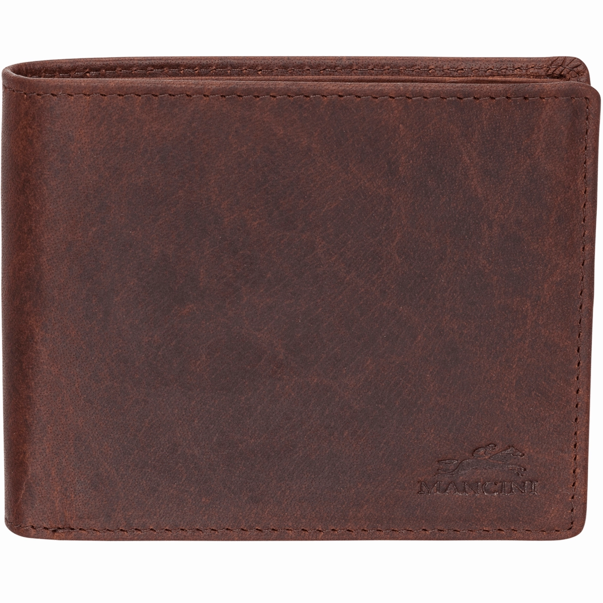 Mancini BUFFALO RFID Secure Wallet with Coin Pocket
