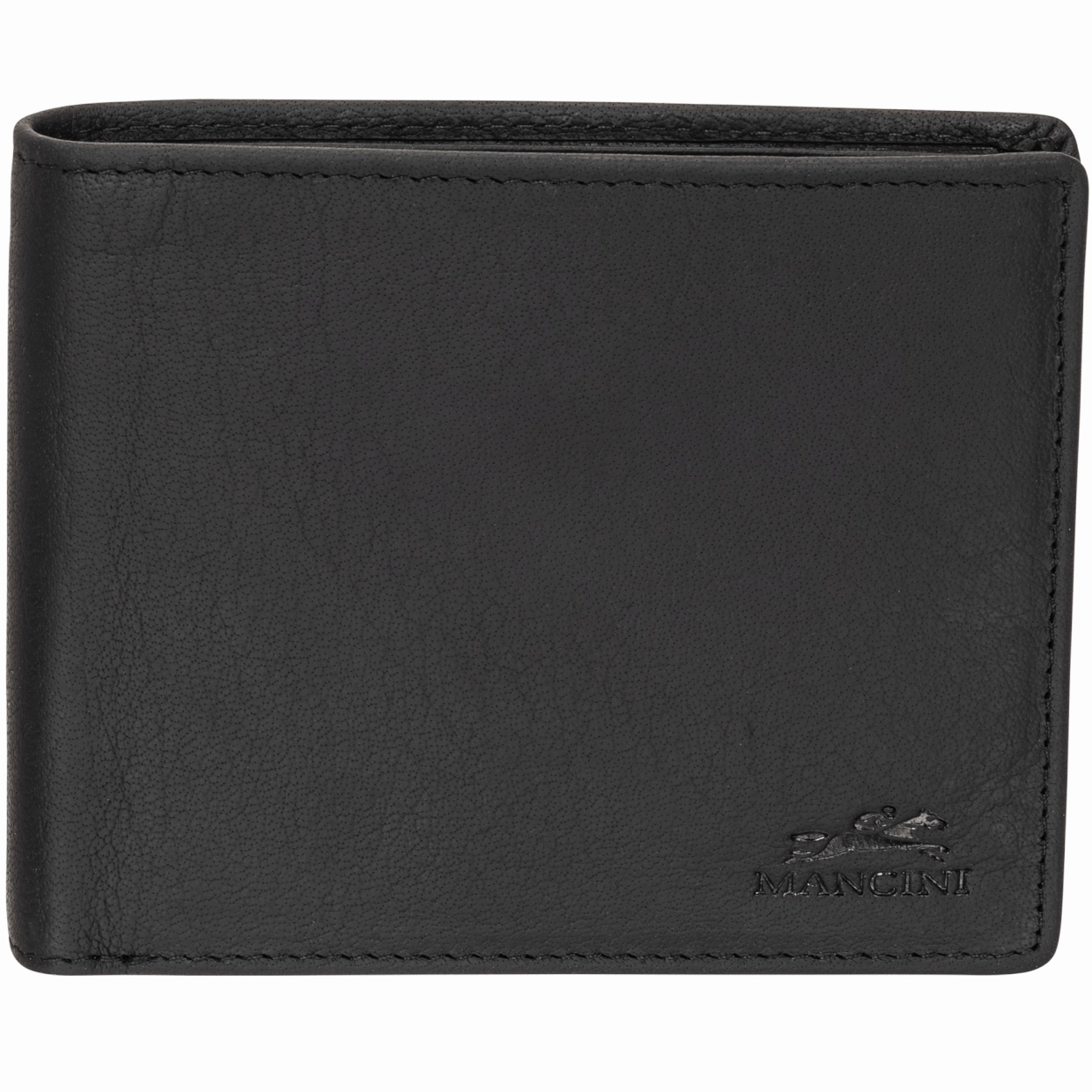 Mancini BUFFALO RFID Secure Wallet with Coin Pocket