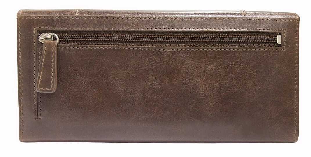 Mancini CASABLANCA Ladies' RFID Secure Trifold Wallet