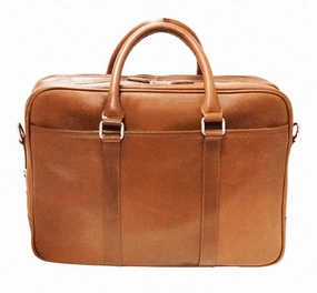 Mancini Double Compartment Laptop Briefcase