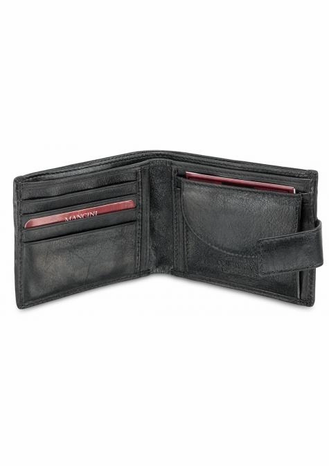 Mancini EQUESTRIAN-2 Mens Wallet with Coin Pocket