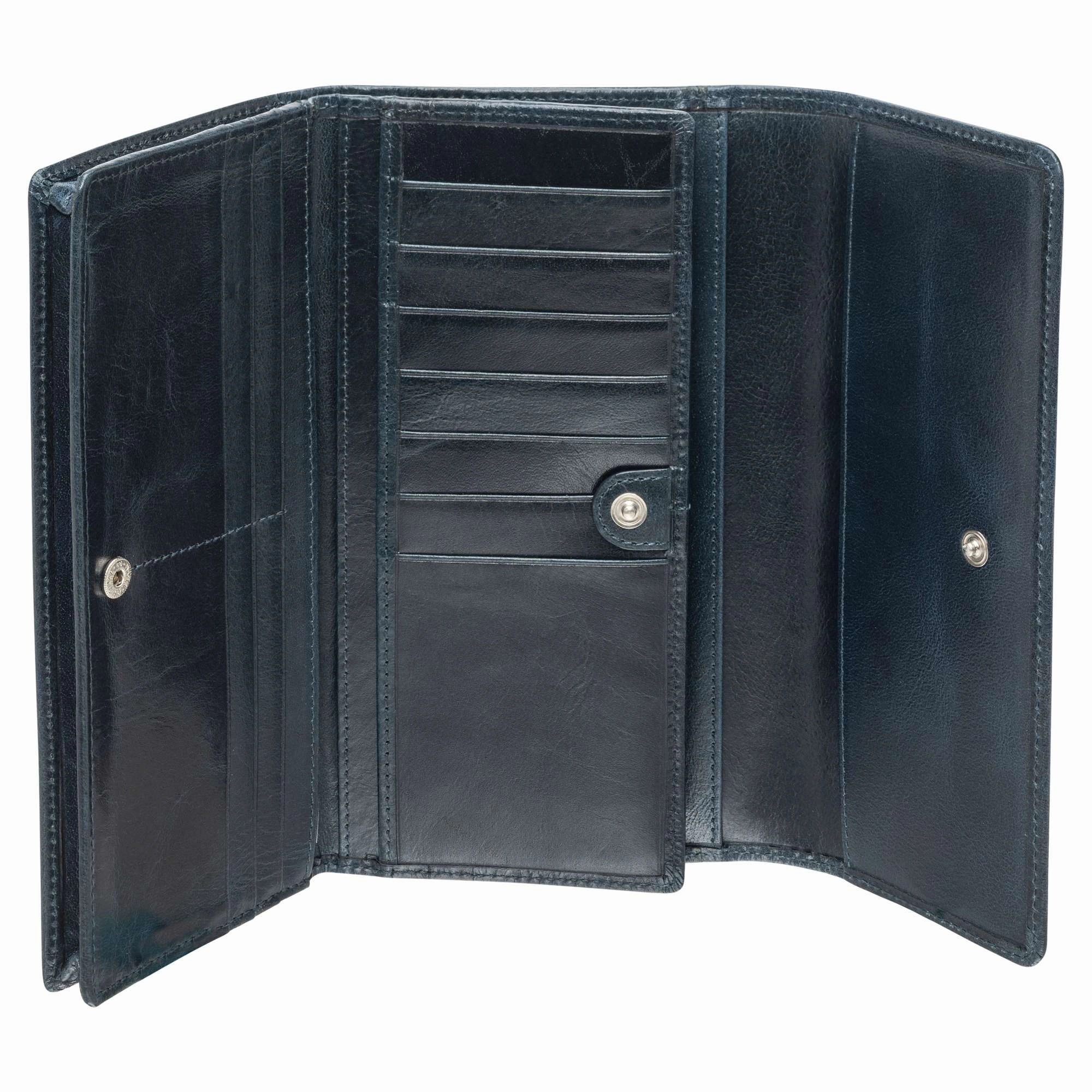 Mancini South Beach RFID Secure Quadruple Fold Wallet