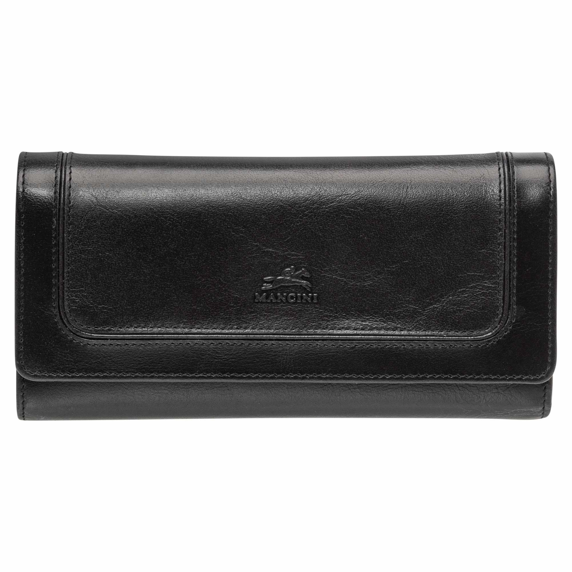 Mancini South Beach RFID Secure Quadruple Fold Wallet